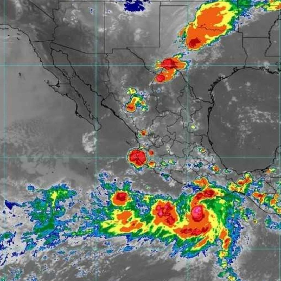 La Comisión Nacional del Agua (Conagua) informó hoy 23 de septiembre de 2024 que la tormenta tropical John se intensificará a huracán