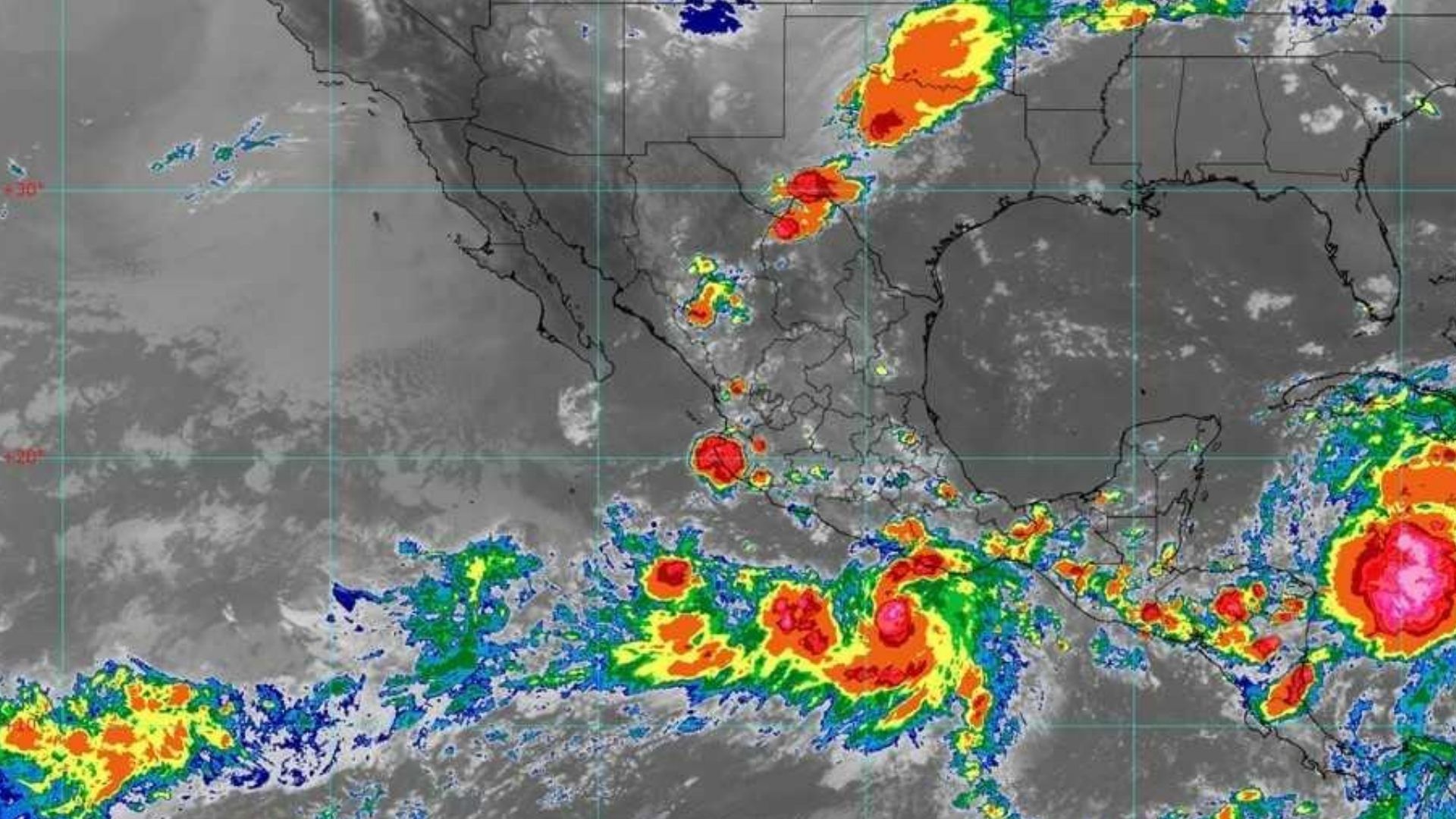 La Comisión Nacional del Agua (Conagua) informó hoy 23 de septiembre de 2024 que la tormenta tropical John se intensificará a huracán