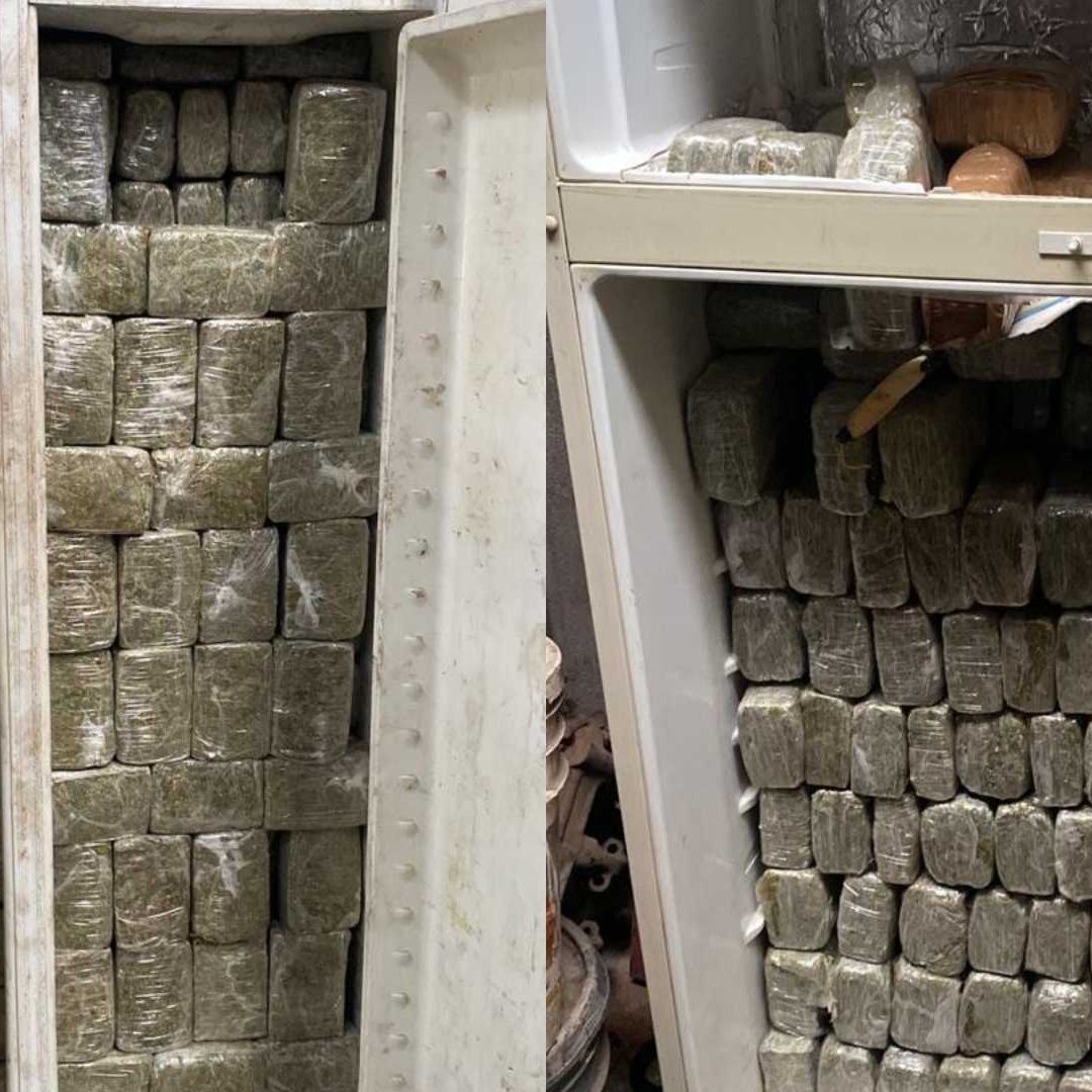 Encuentran 300 Kilos de Marihuana Dentro de Refrigeradores en Chihuahua