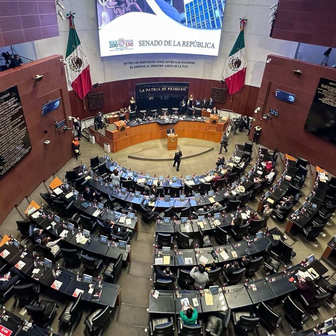 El pleno del Senado en la sesión de este martes 24 de septiembre.