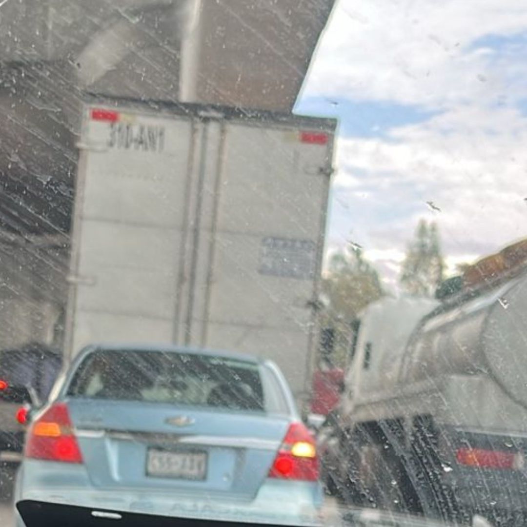 Motociclista Muerto Atropellado Camión Torton Tráfico Autopista México Puebla San Felipe Hueyotlipan