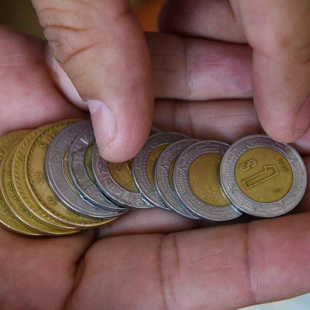 Aspectos de monedas de diferentes denominaciones