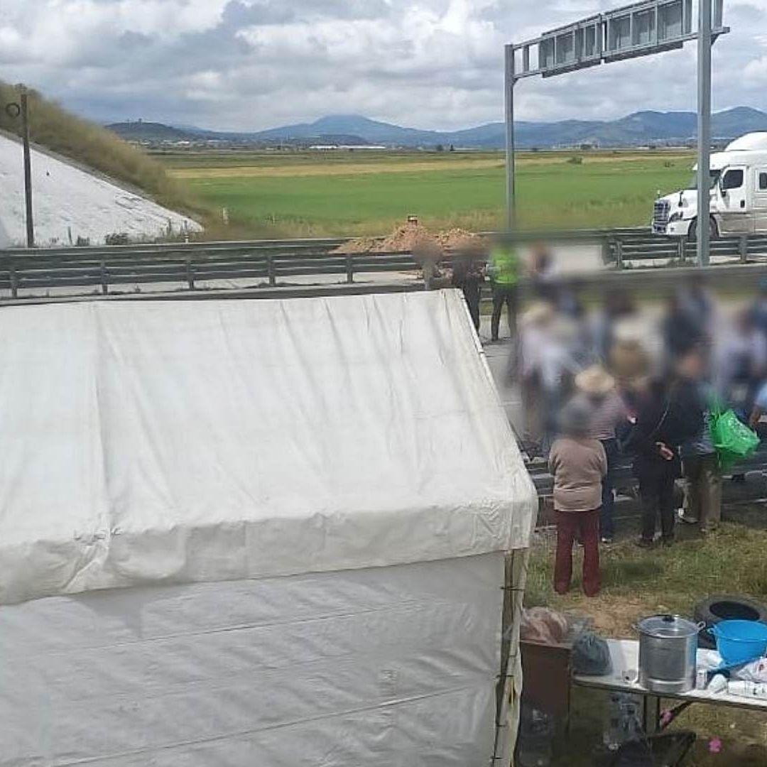 Bloqueo en el Arco Norte, a la altura del km 182