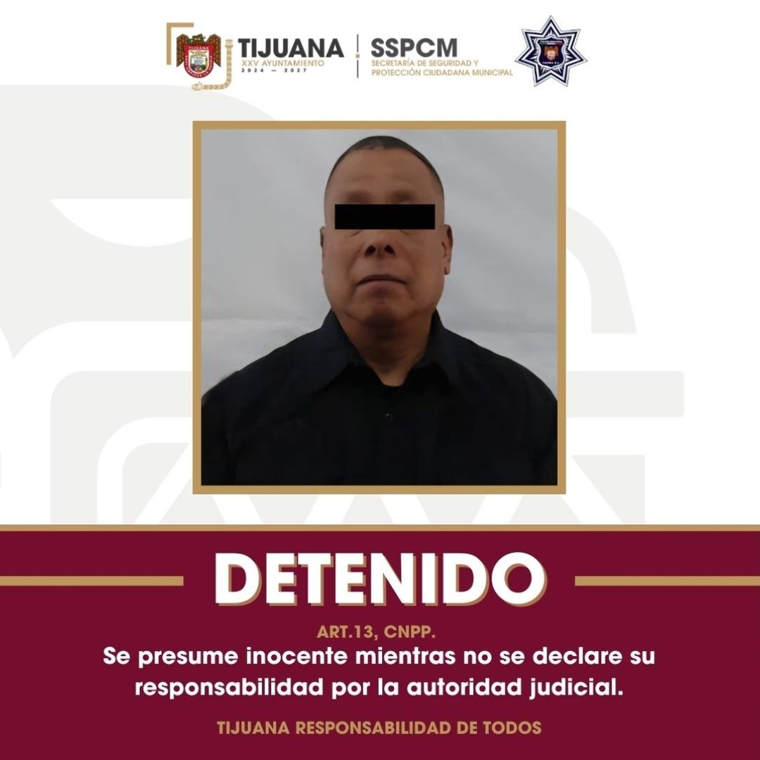 Detienen en Tijuana a Policía Municipal con Orden de Aprehensión por Homicidio en CDMX