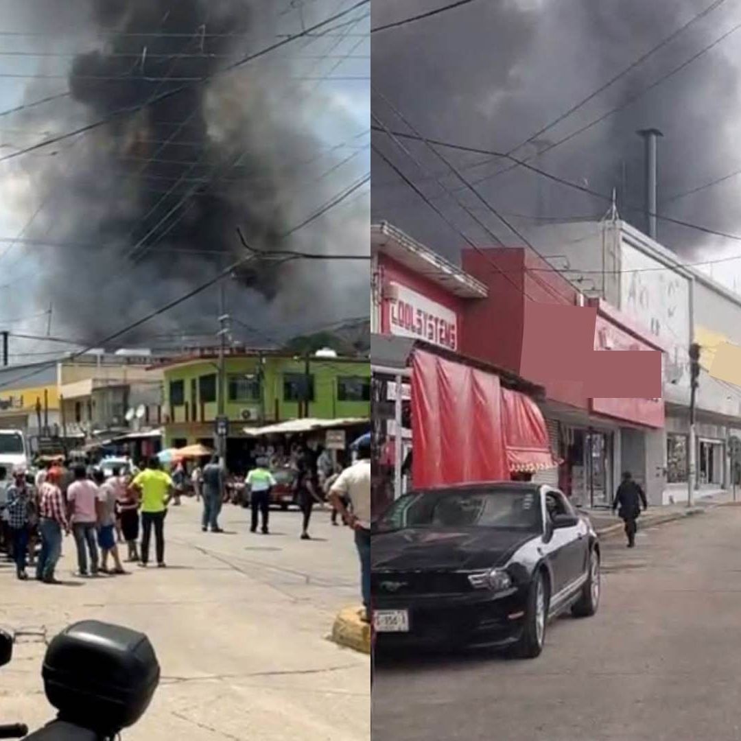 Se Incendia Coppel Las Choapas Sur Veracruz