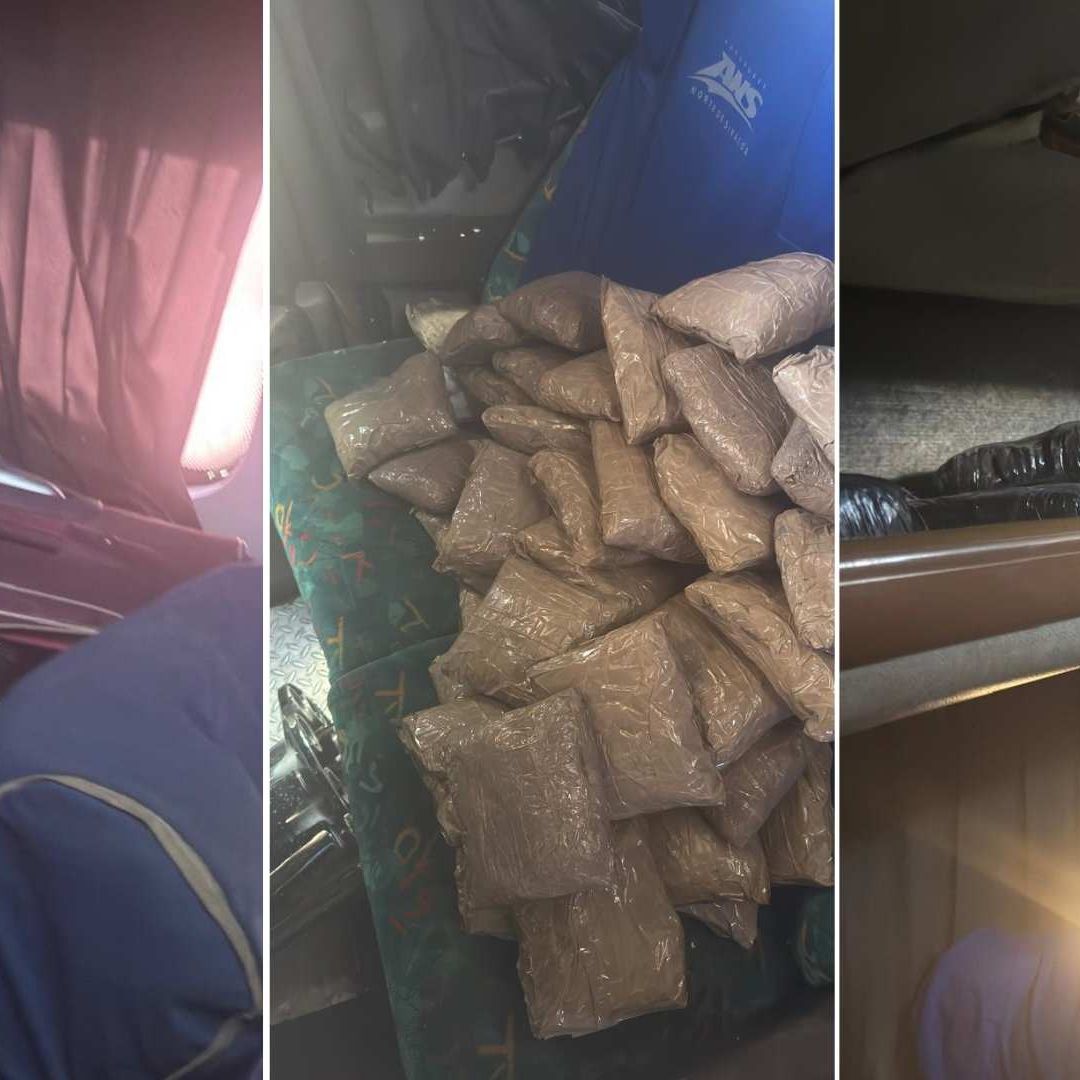 Descubren Cargamento de Droga en las Paredes de un Autobús de Pasajeros en Hermosillo, Sonora