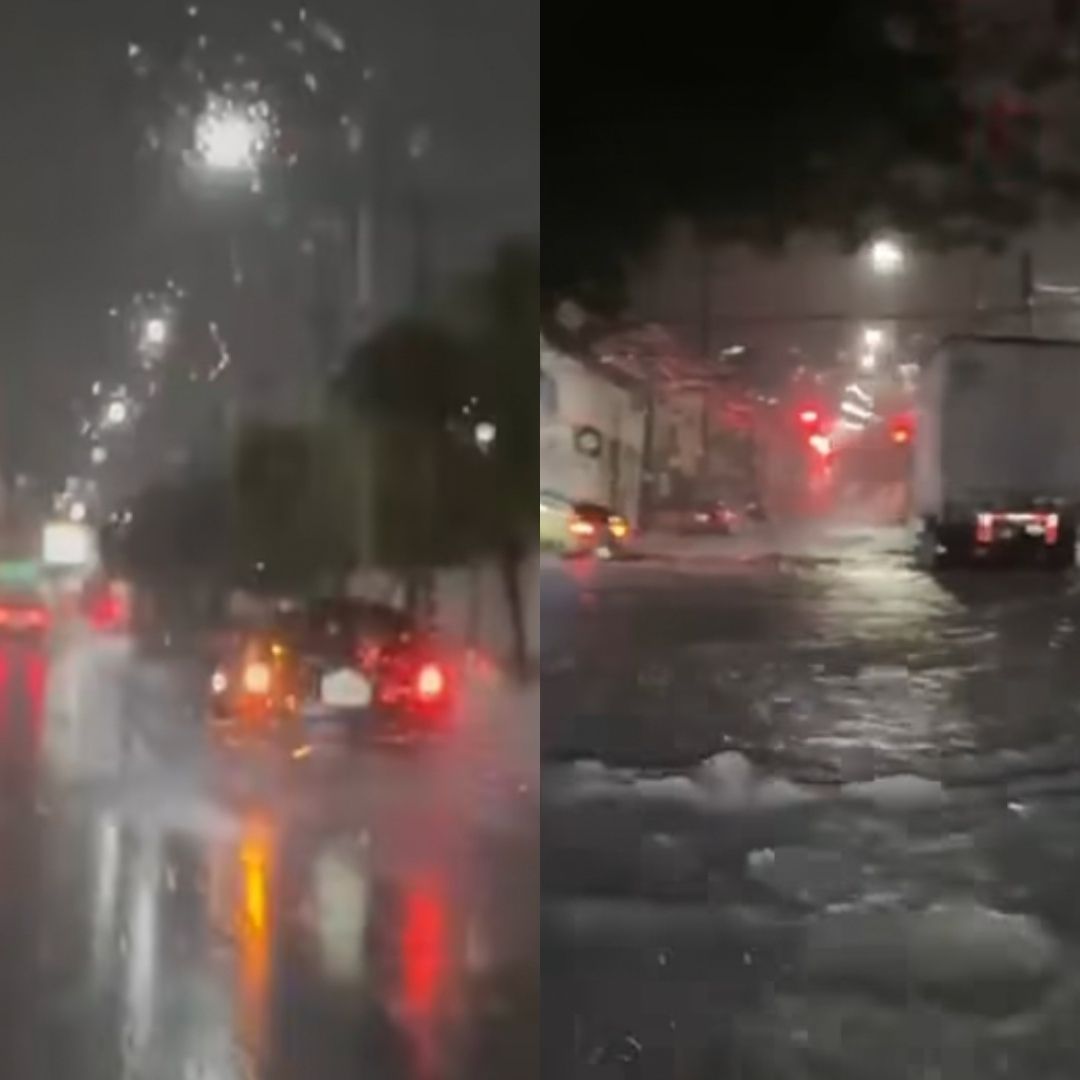Lluvia en Área Metropolitana de Monterrey y región citrícola