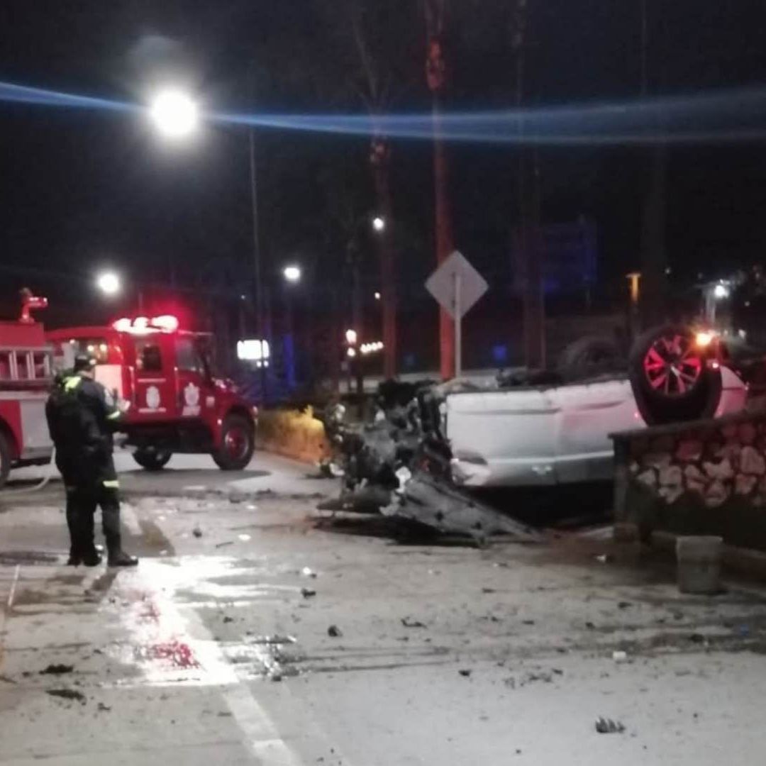 Accidente Bulevar Tratados de Córdoba Hombre Muerto Persona Lesionada Palmera