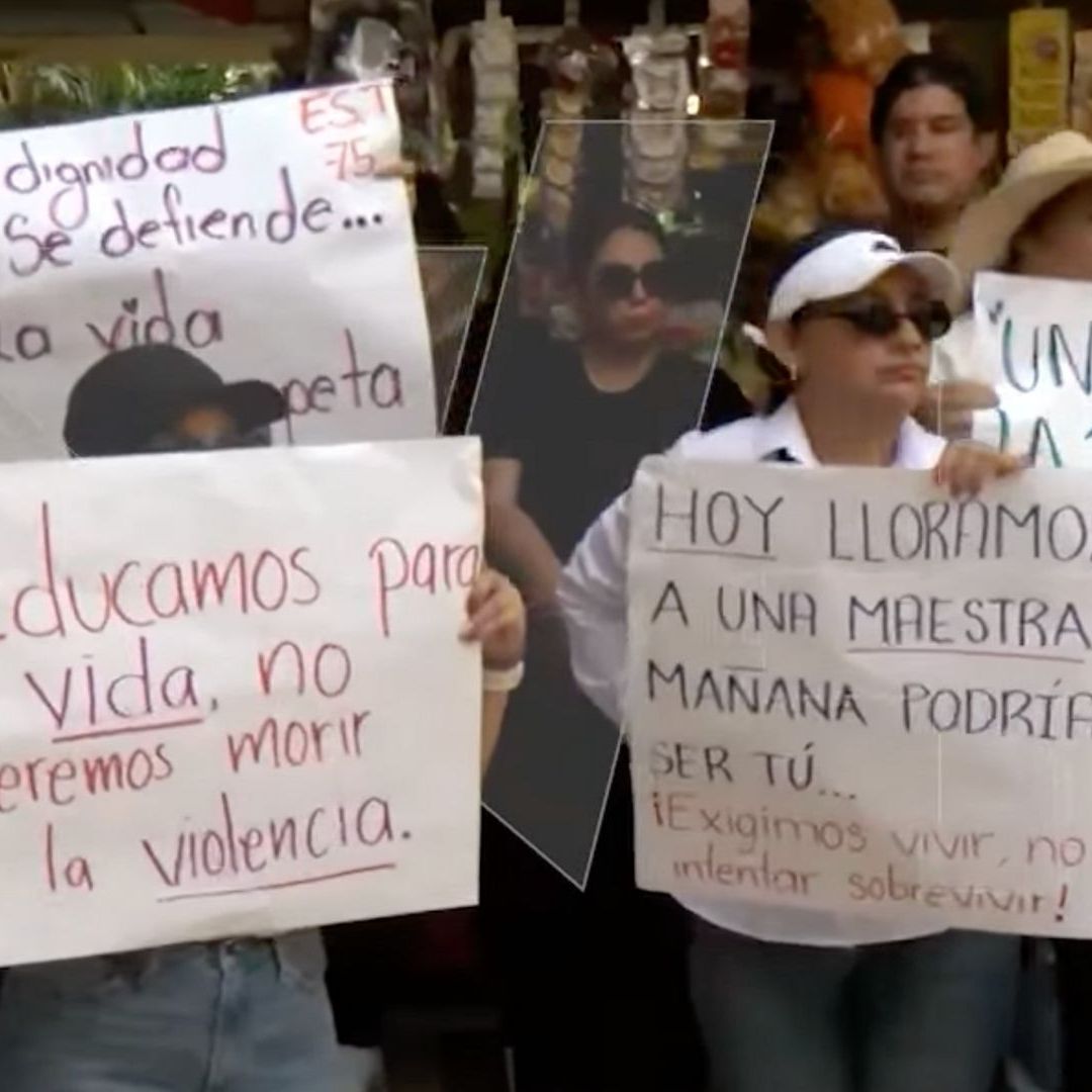 Marchan en Culiacán para Exigir Justicia por el Asesinato de la Maestra Jesamel Rodríguez