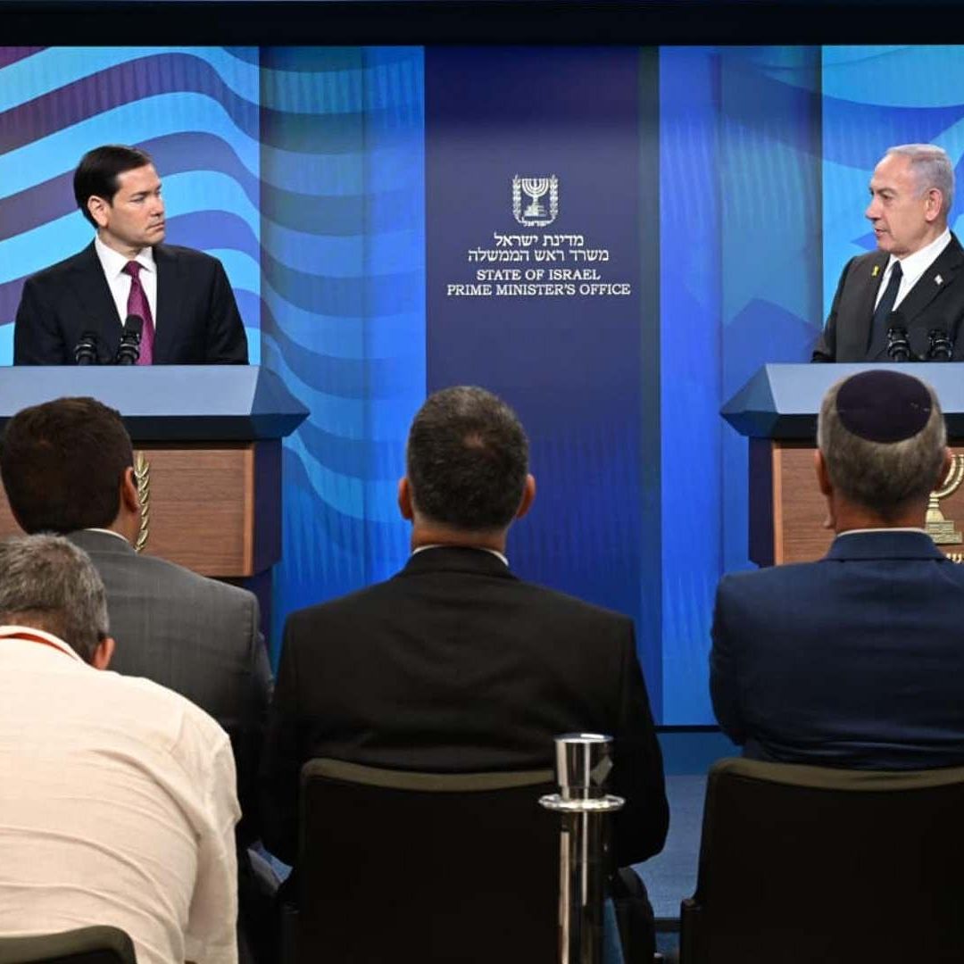 Marco Rubio y Benjamín Netanyahu
