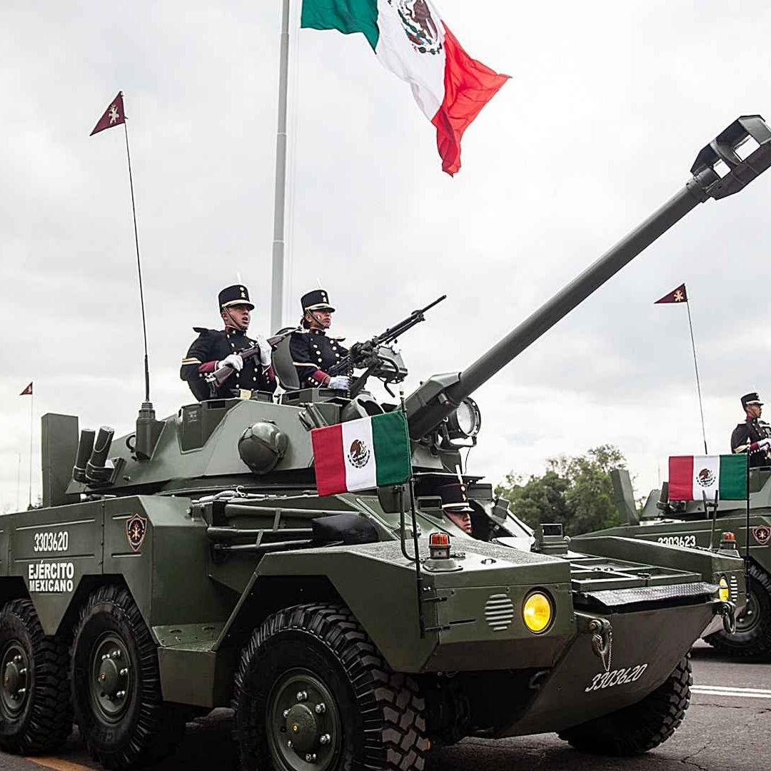 Ensayo del desfile cívico-militar realizado el 11 de septiembre de 2025 en la Ciudad de México