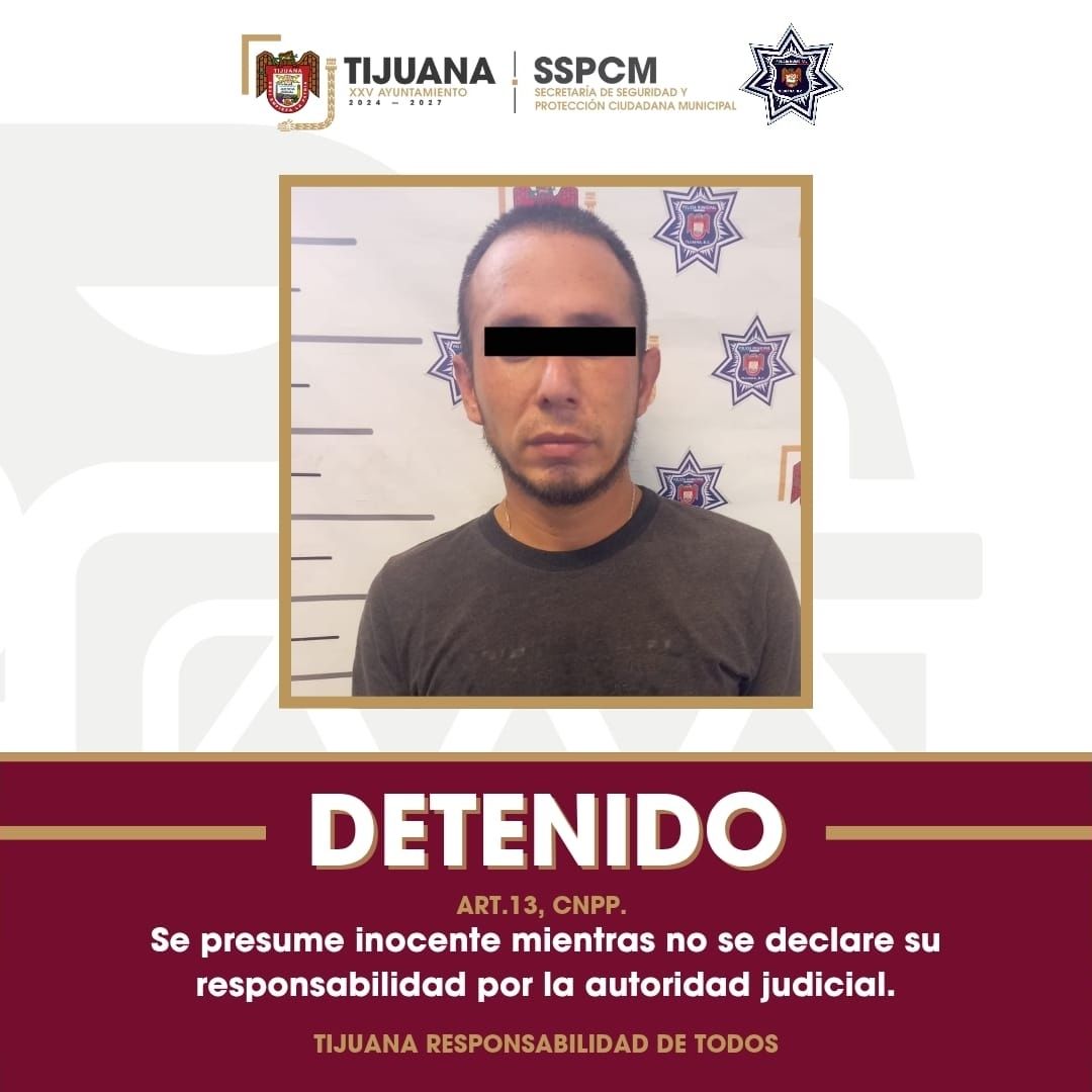 Detienen a Hombre Armado tras Intento de Feminicidio en Tijuana