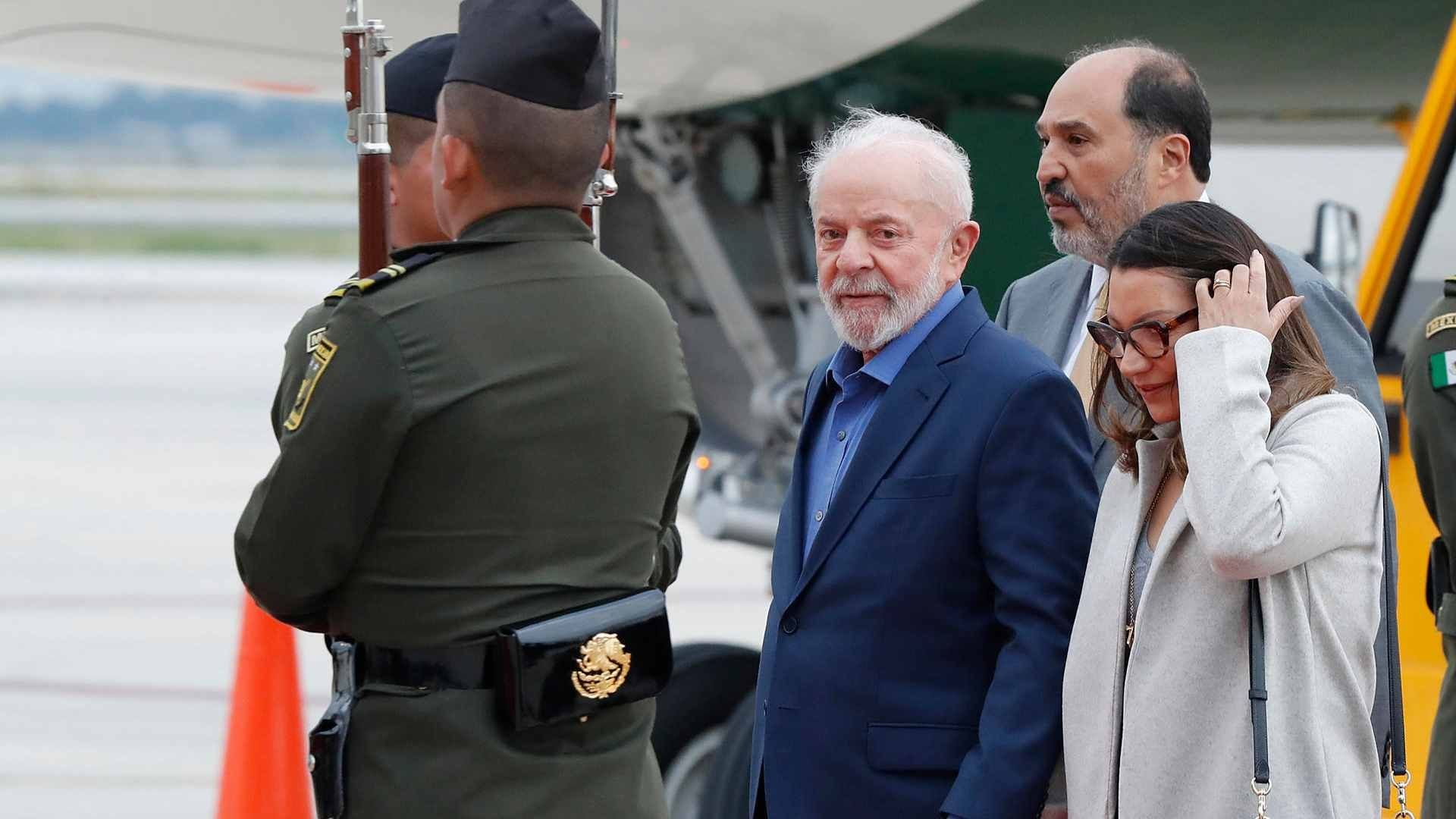 El mandatario llegó al Aeropuerto Internacional Felipe Ángeles