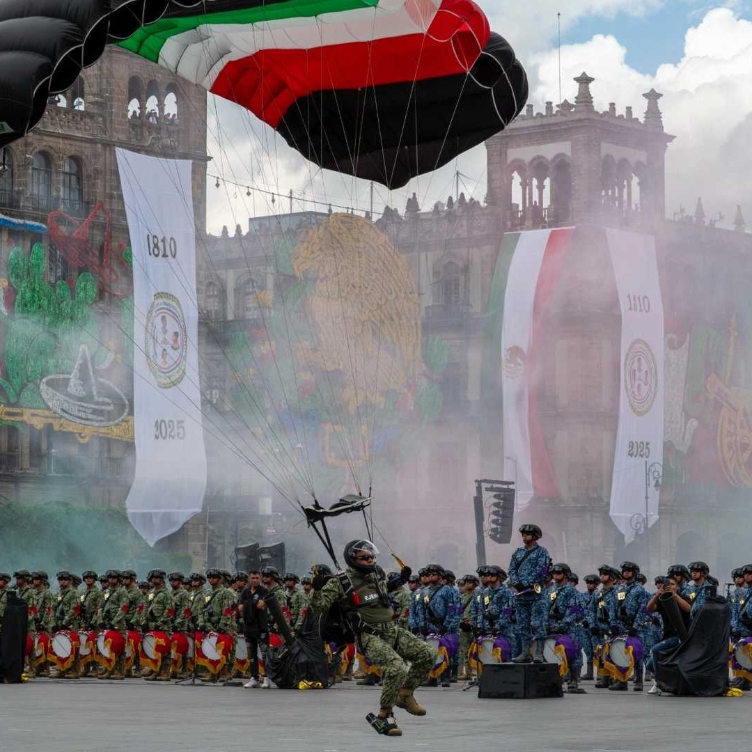 México realiza su tradicional Desfile Cívico Militar con motivo de las celebraciones patrias. Foto: Presidencia de la República