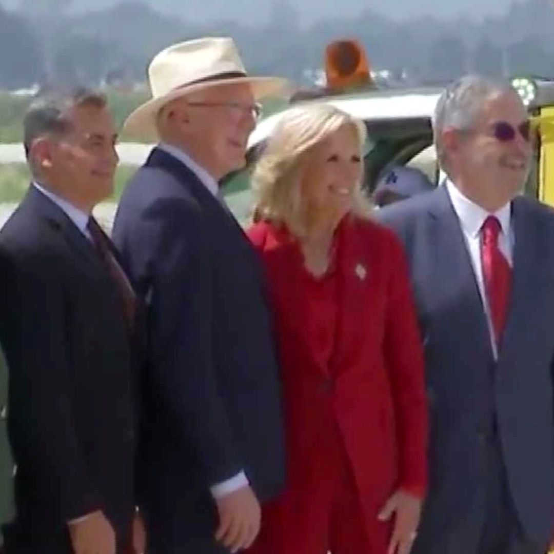 La primera dama de Estados Unidos de América (EUA), Jill Biden, llegó hoy 30 de septiembre de 2024 al Aeropuerto Internacional Felipe Ángeles