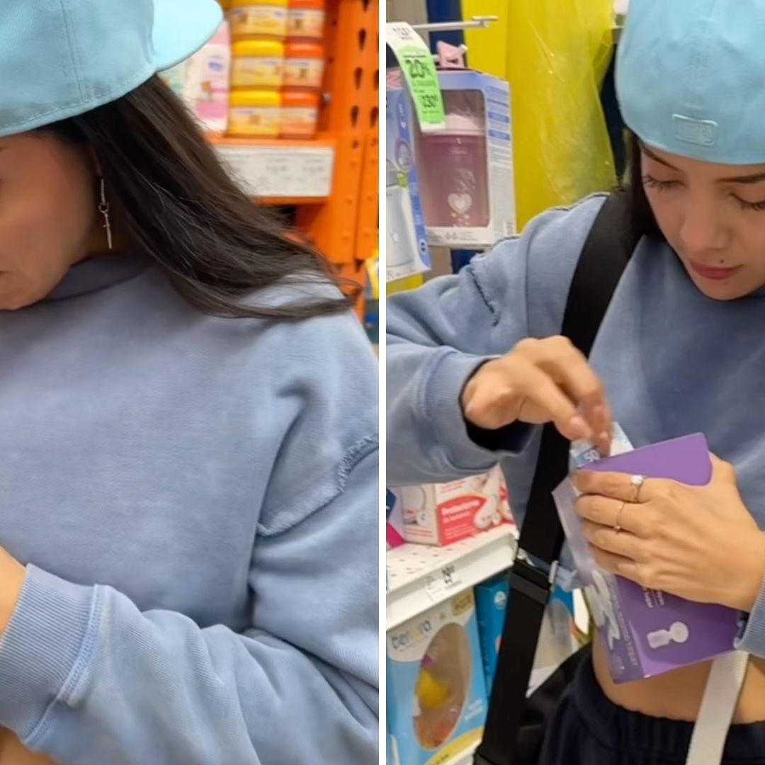 Tiktoker Doris Jocelyn se suma al trend "Ella Merecía Ese Bolso" en supermercado de Puebla.