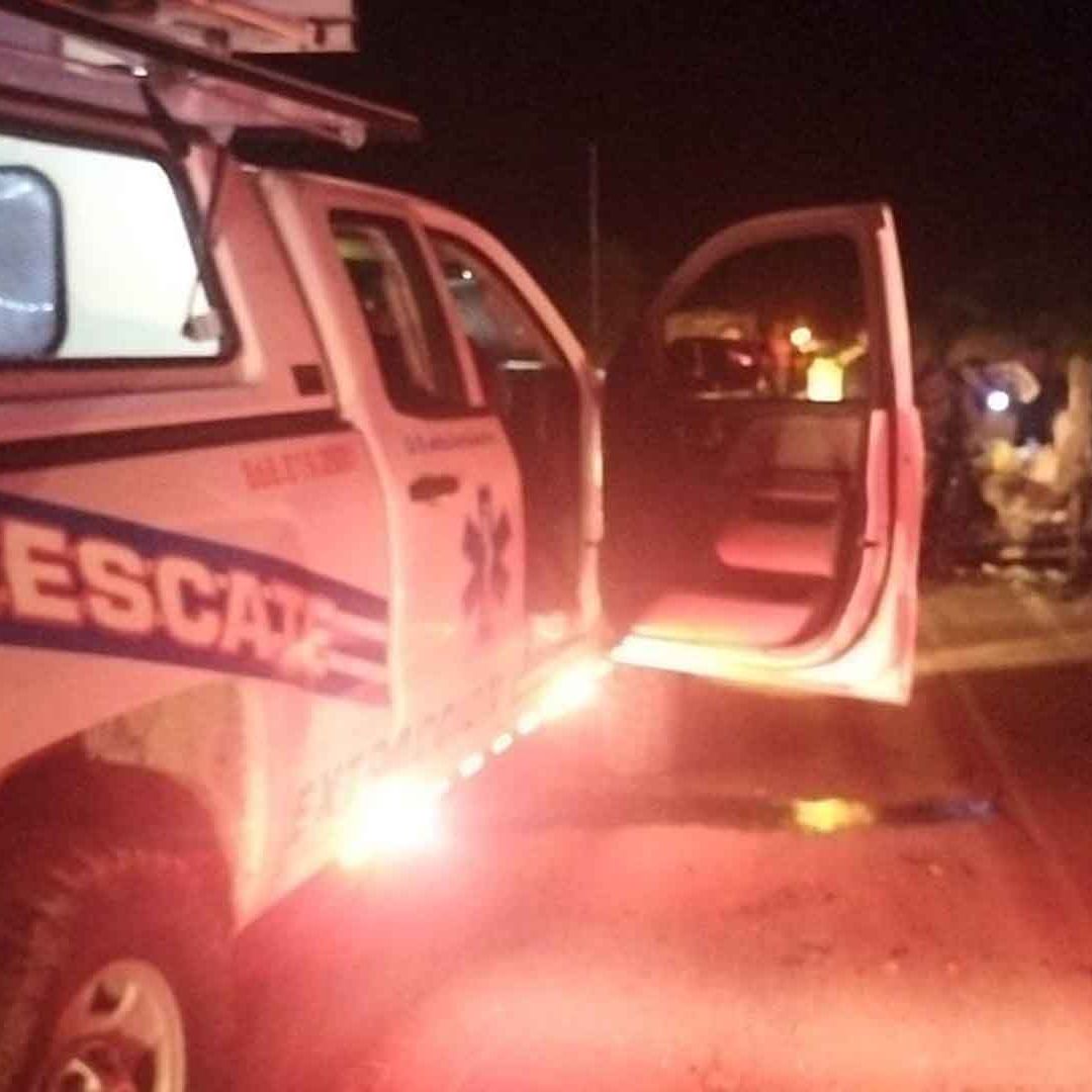 Fuerte Accidente Deja Siete Lesionados en Carretera al Puerto El Mezquital en Matamoros