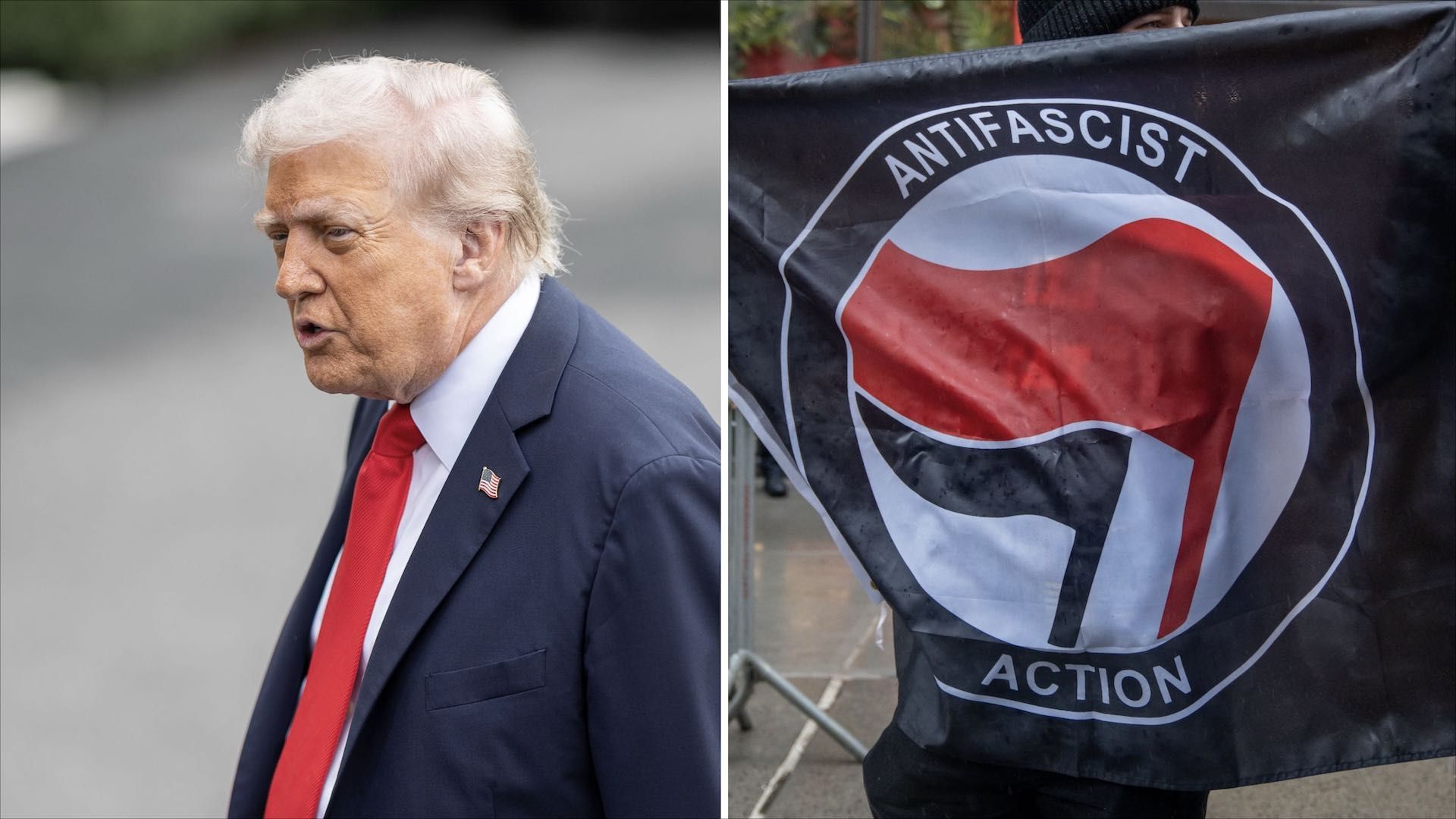 Donald Trump designa al movimiento antifascista como una organización terrorista