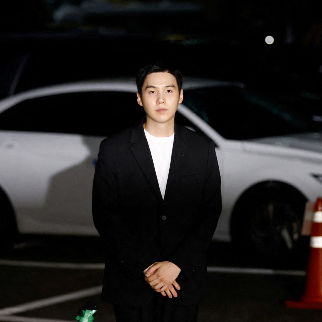 Suga, uno de los integrantes de la exitosa banda de K-Pop, BTS