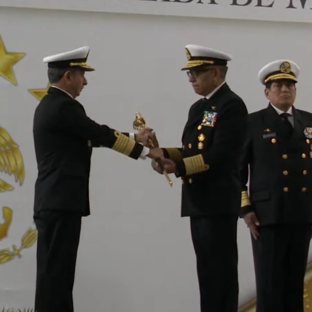 Secretaría de Marina Cambia de Mando, Asume el Almirante Raymundo Pedro Morales Ángeles