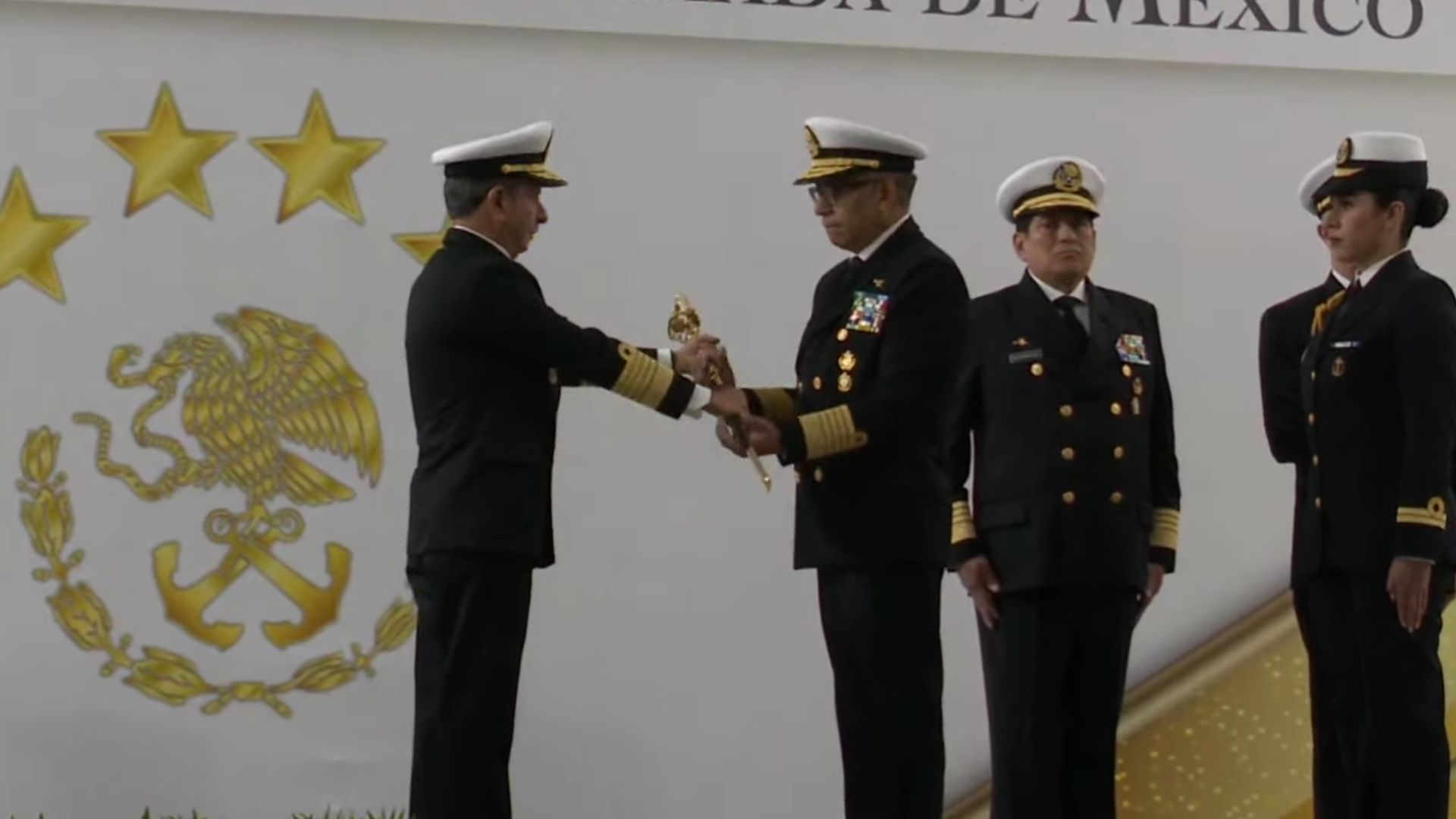Secretaría de Marina Cambia de Mando, Asume el Almirante Raymundo Pedro Morales Ángeles