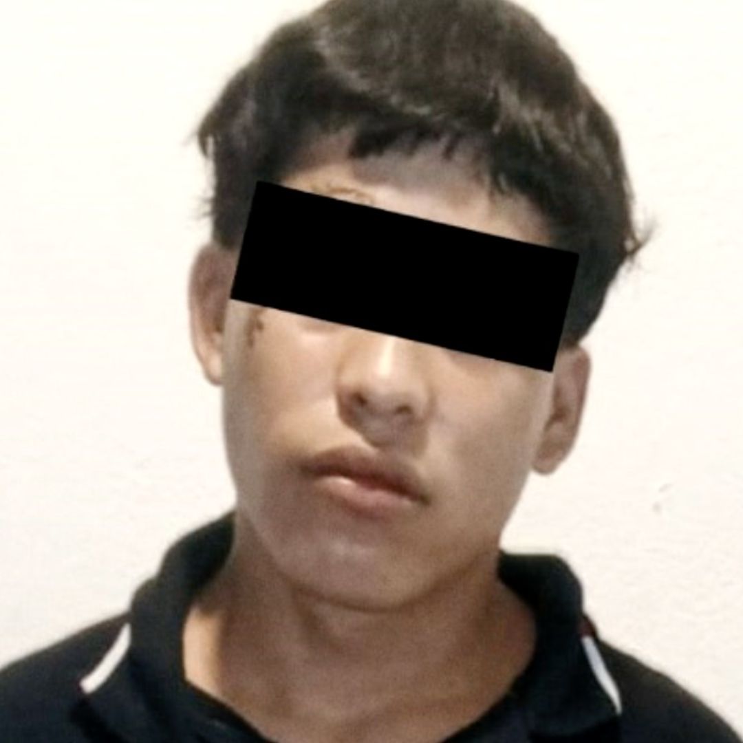 Joven de 18 años de edad detenido con droga y pro presuntos robos en Guadalupe