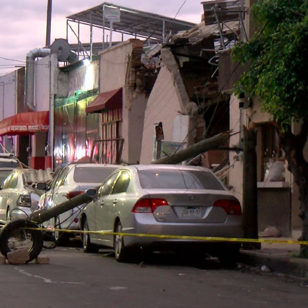 Colapsa Restaurante en Guadalajara y Deja Dos Personas Lesionadas