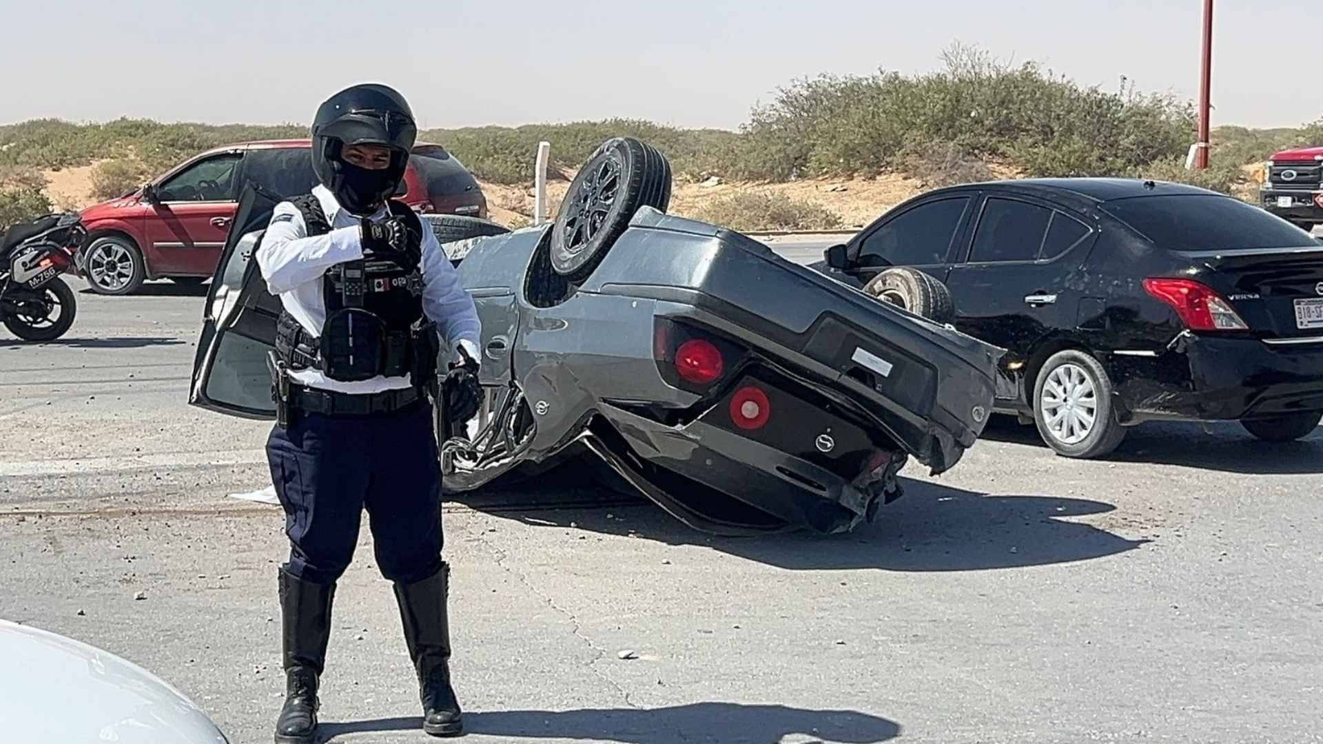 Auto Volcado en Ciudad Juarez