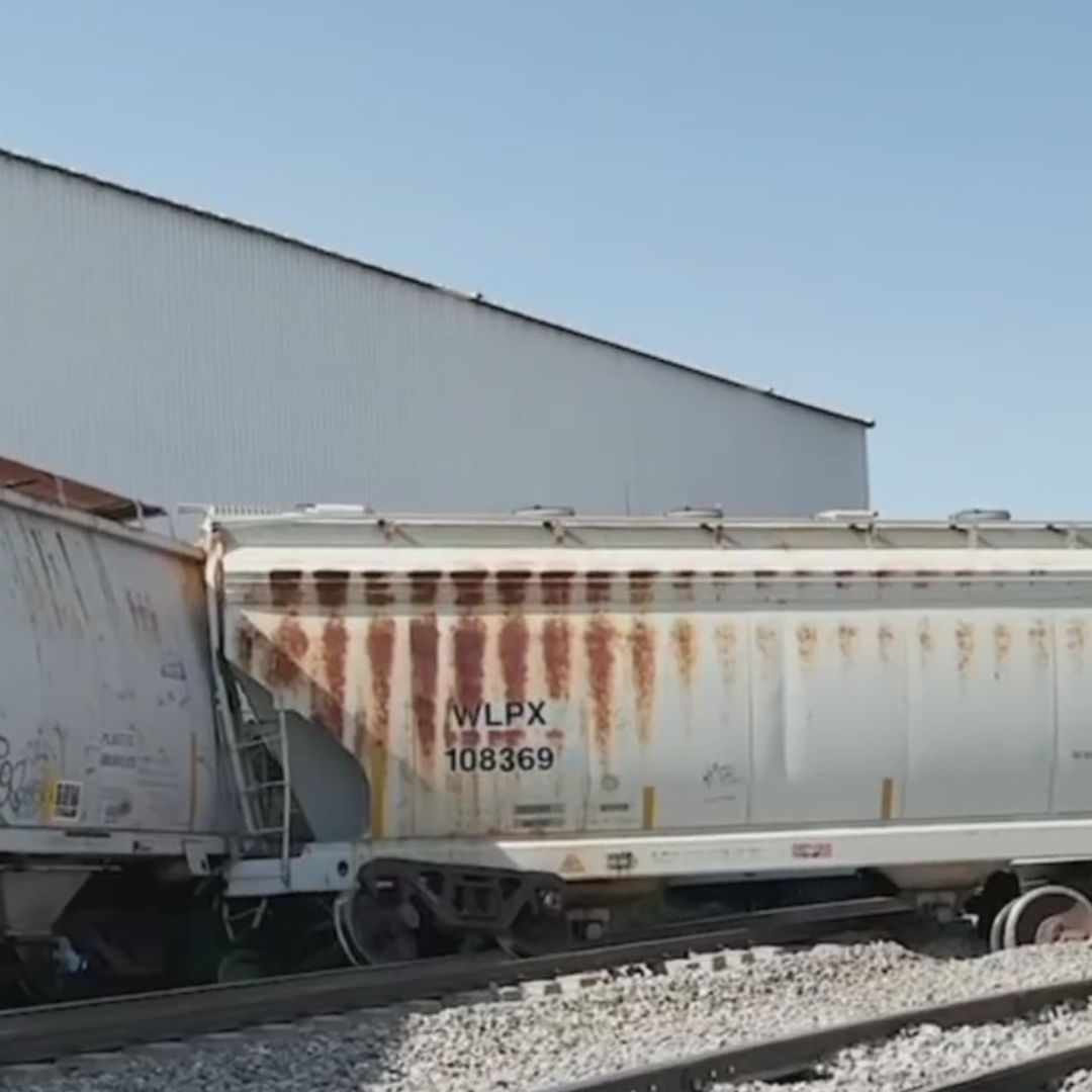 Se Descarrilan Once Vagones de Tren de Carga en Saltillo, Coahuila