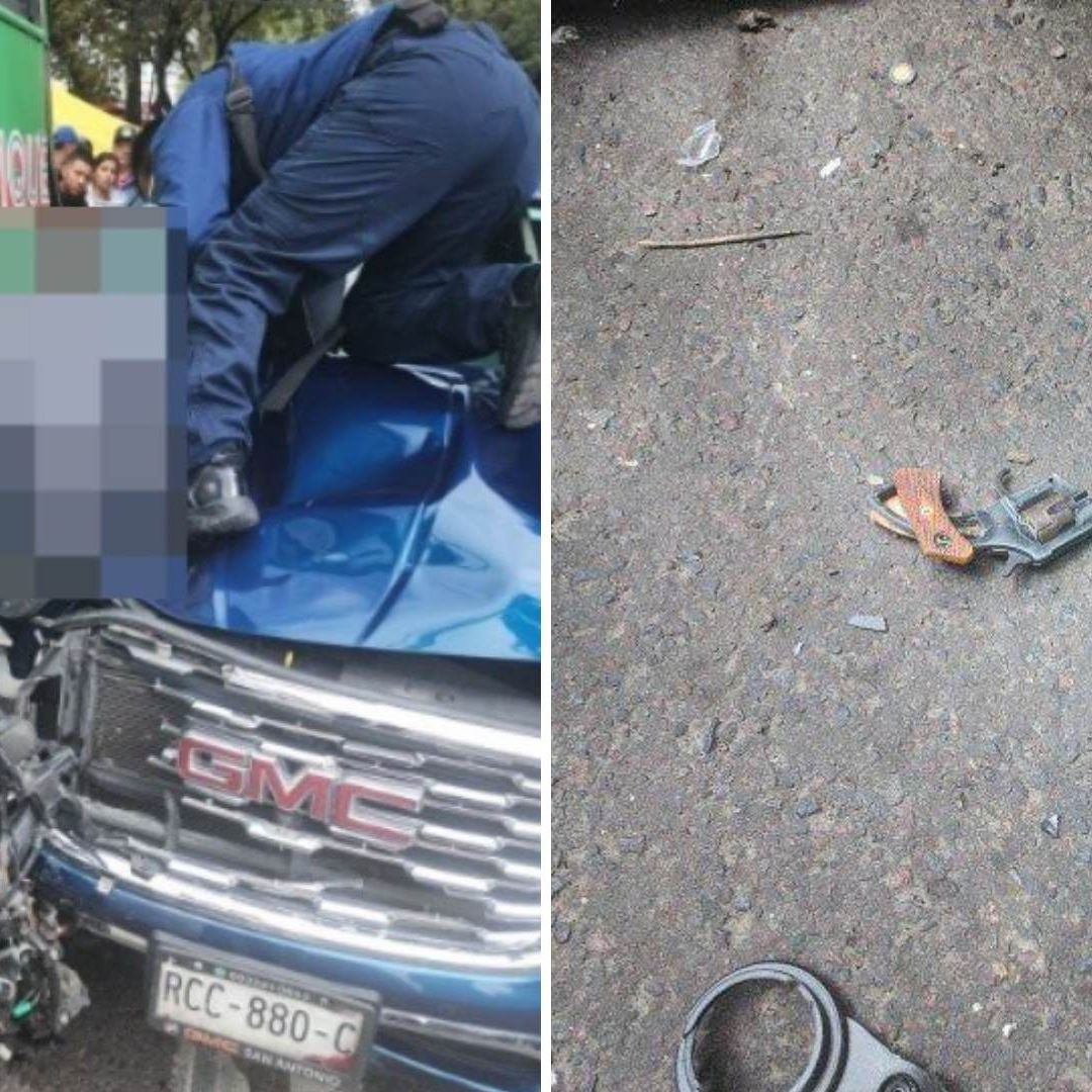 Ladrón Muere Prensado con su Moto al Tratar de Asaltar a Automovilista en Iztapalapa