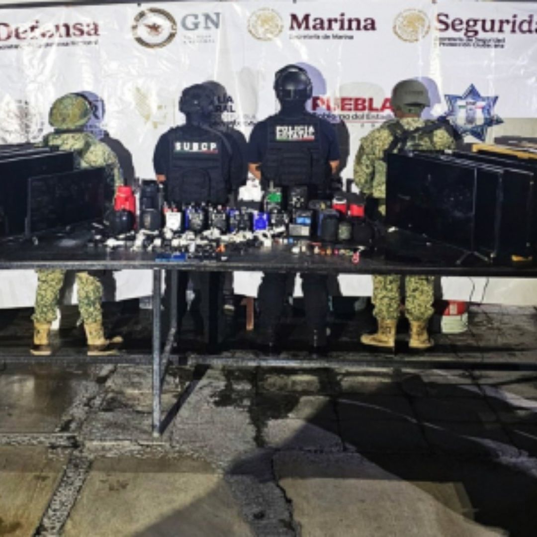 Decomiso Más de 30 Mil Pesos en Efectivo Teléfonos Pantallas Operativo Cereso Puebla