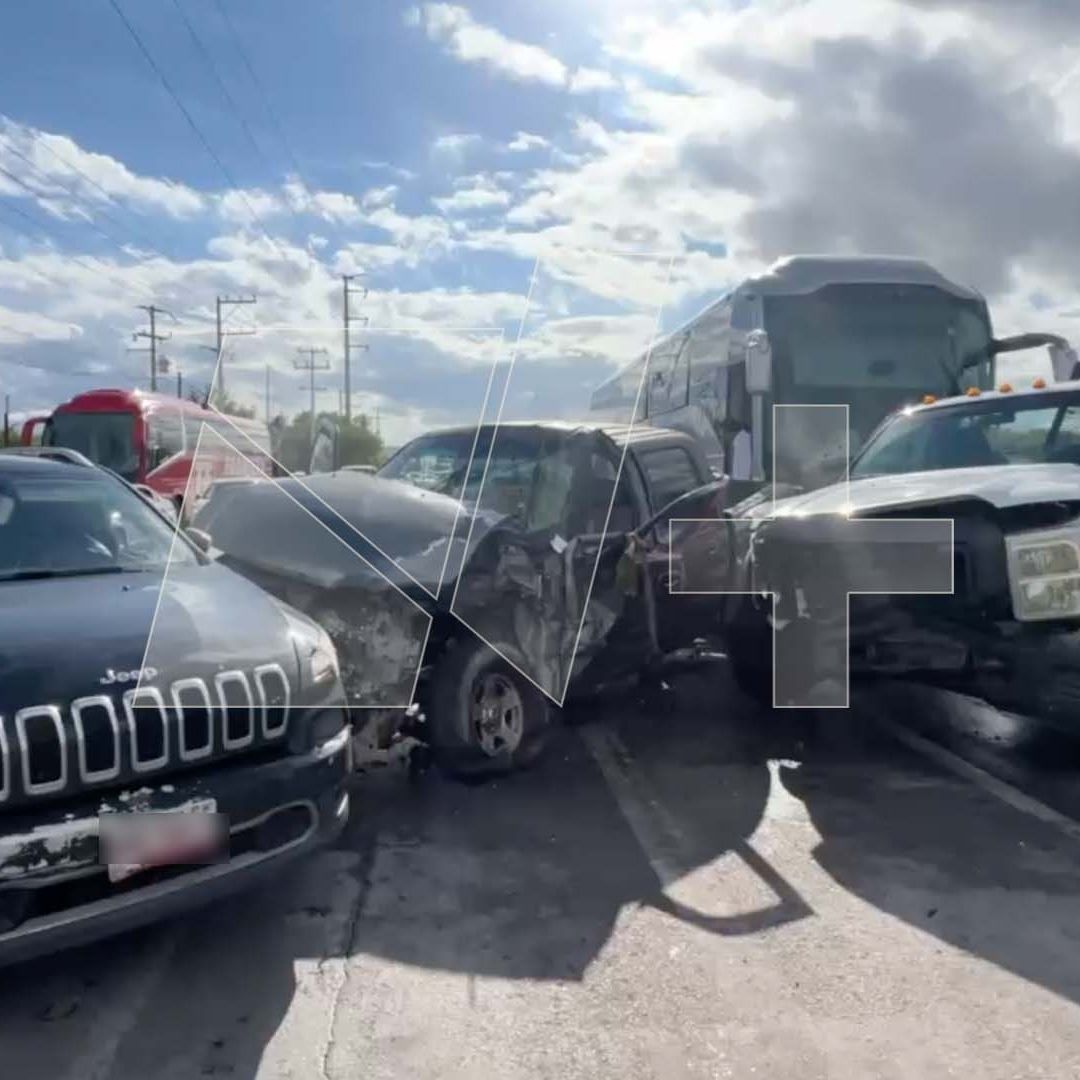 Choque Múltiple en Reynosa Deja Cuatro Personas Lesionadas