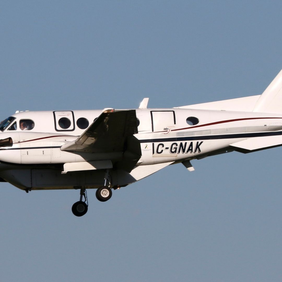 El avión en el que 'El Mayo' Zambada y Joaquín Guzmán López se trasladaron a EUA es modelo Beech King Air 200