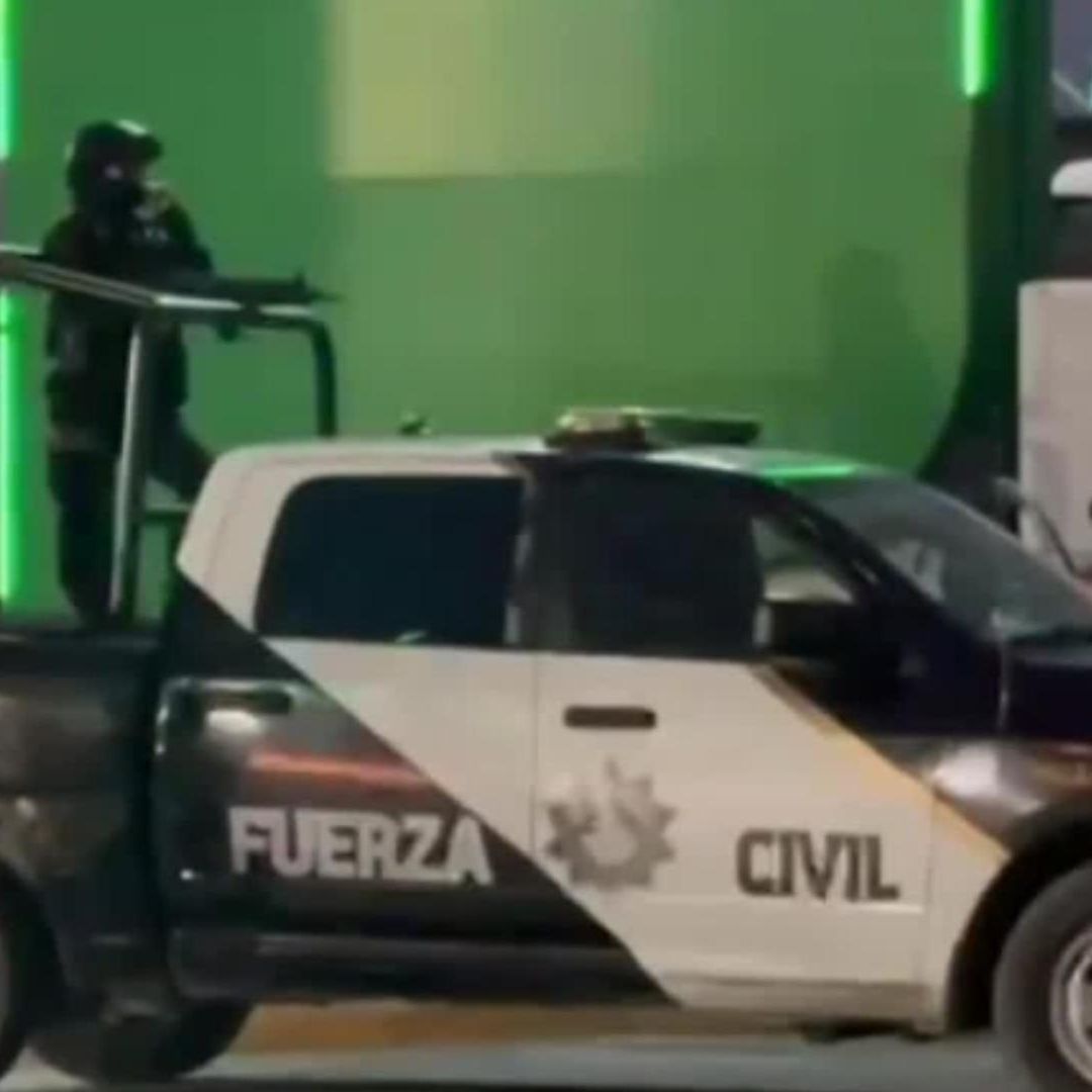 Elementos de Fuerza Civil resguardan zona