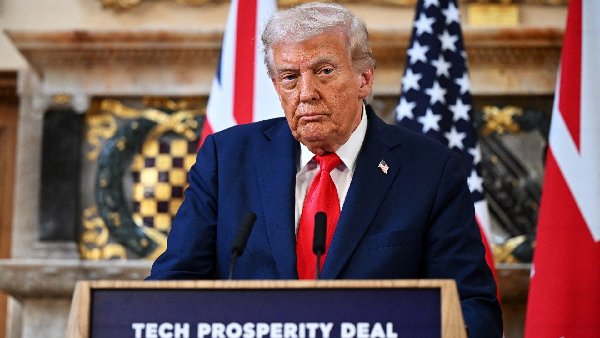 Conferencia de Donald Trump en Reino Unido