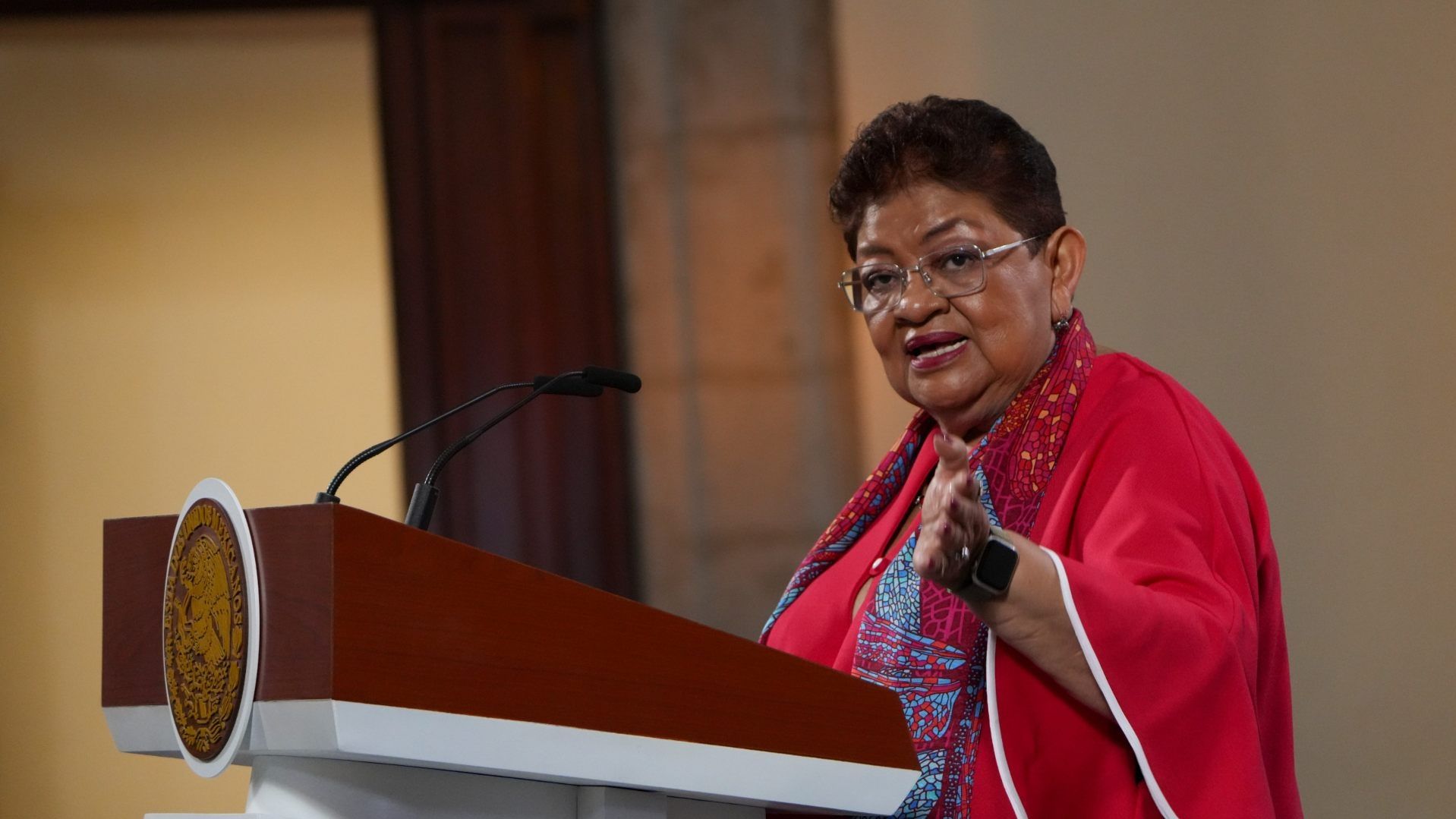 La consejera Jurídica de la Presidencia de México, Ernestina Godoy