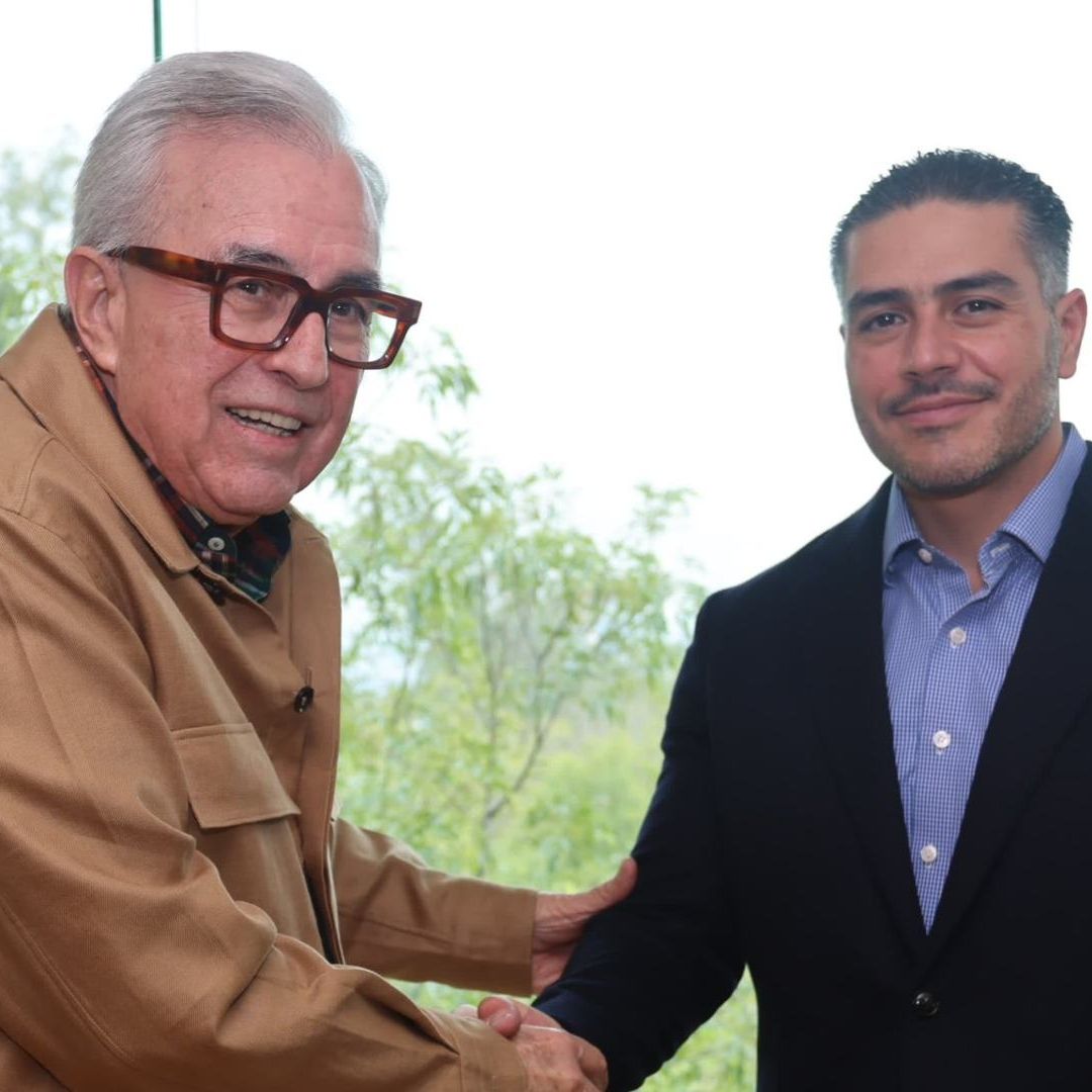 A través de su cuenta de X, compartió una foto con el secretario de seguridad y protección ciudadana, Omar García Harfuch
