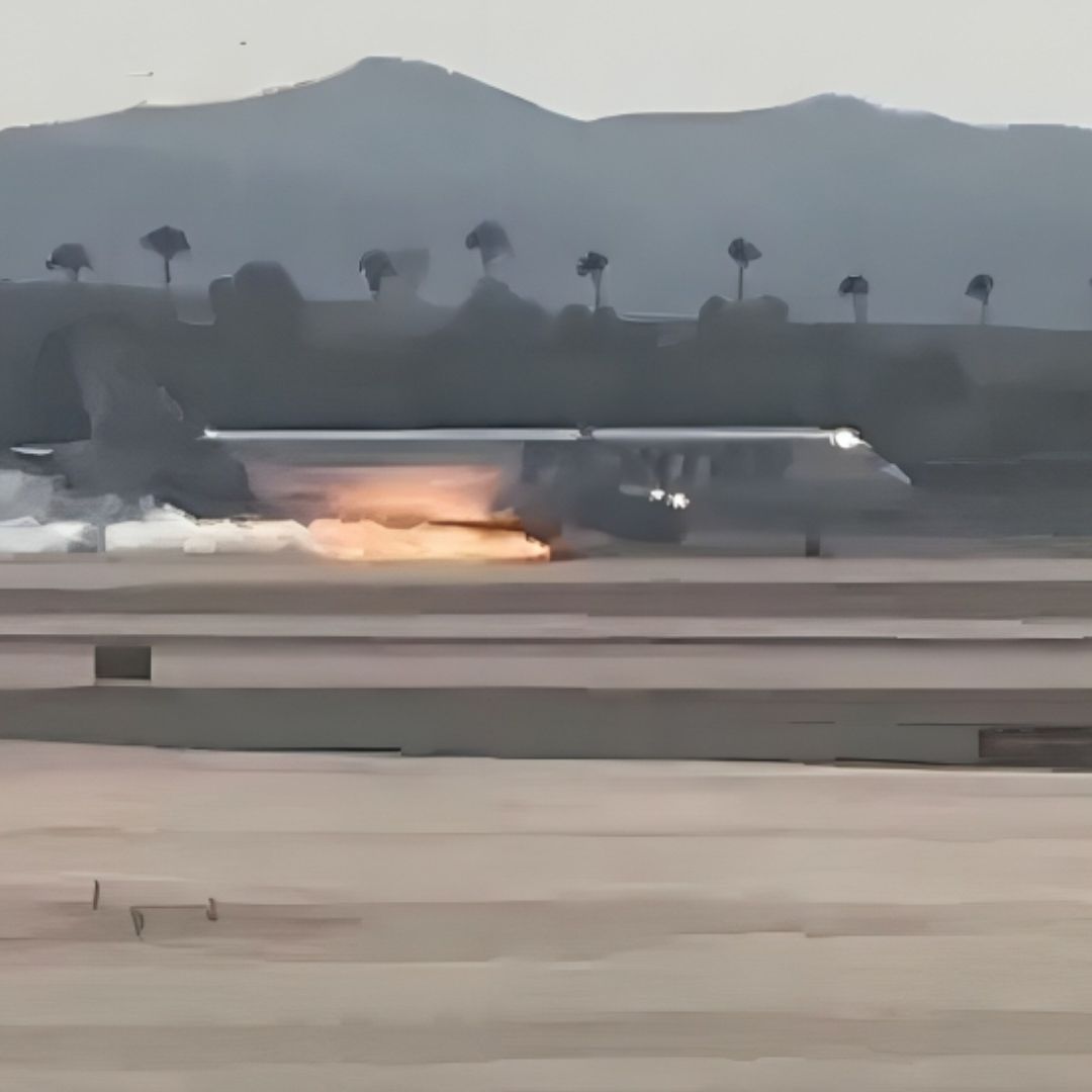Aterrizaje de emergencia de avión en Las Vegas