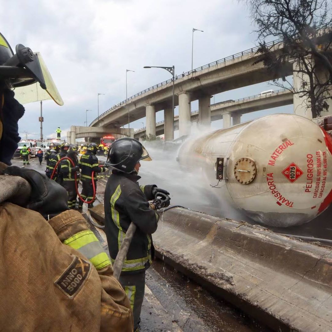 Explosion de pipa de gas