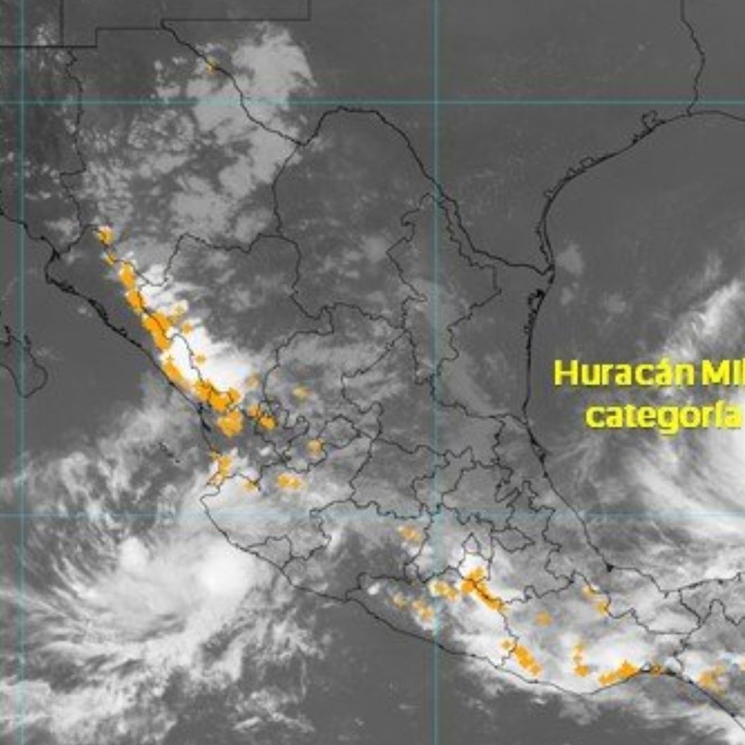 Los dos fenómenos meteorológicos en las costas de México