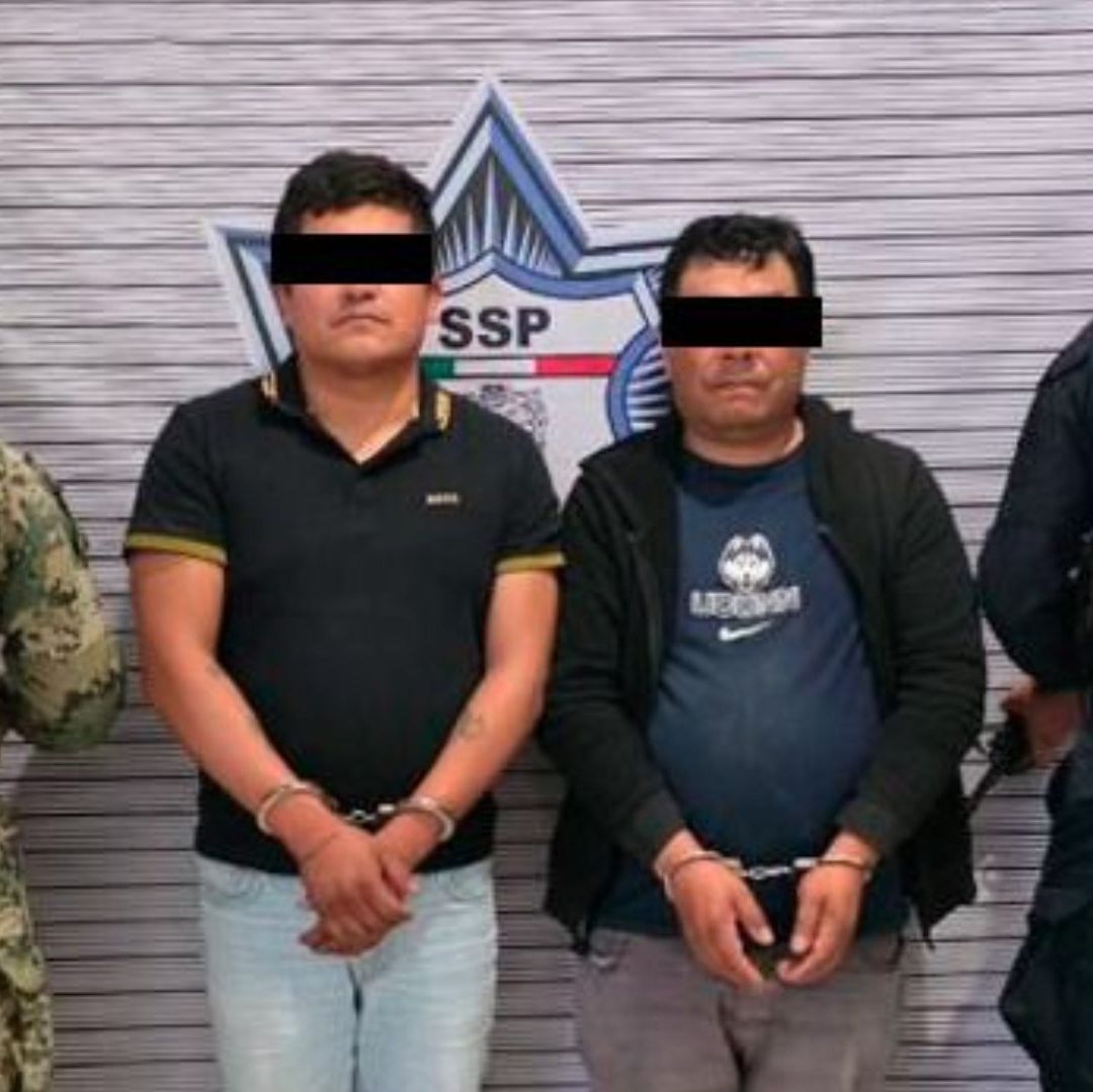 Sergio N y Enrique N Detenidos en Juan C Bonilla por Robo con Violencia a Casa Habitacion Puebla Veracruz