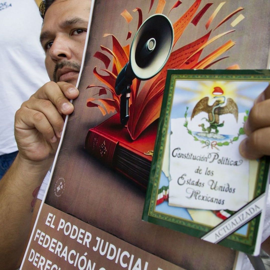 Trabajadores del Poder Judicial se manifestaron contra la Reforma Judicial. Cuartoscuro