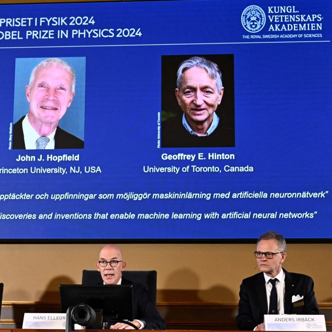 John Hopfield y Geoffrey Hinton son Ganadores del Premio Nobel de Física