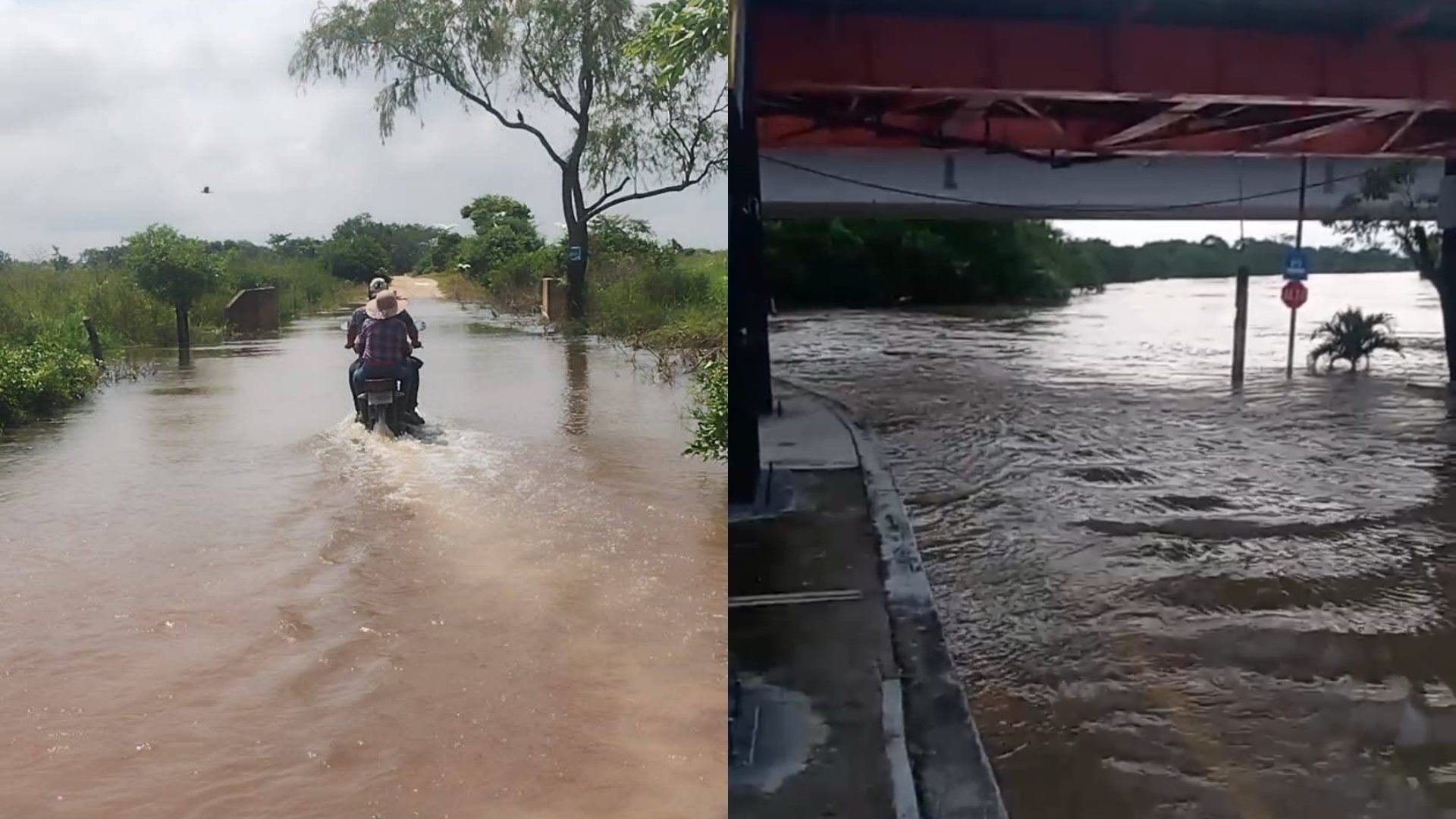 Afectaciones Inundaciones Lluvias Sur Veracruz Jesús Carranza Incremento Niveles Ríos