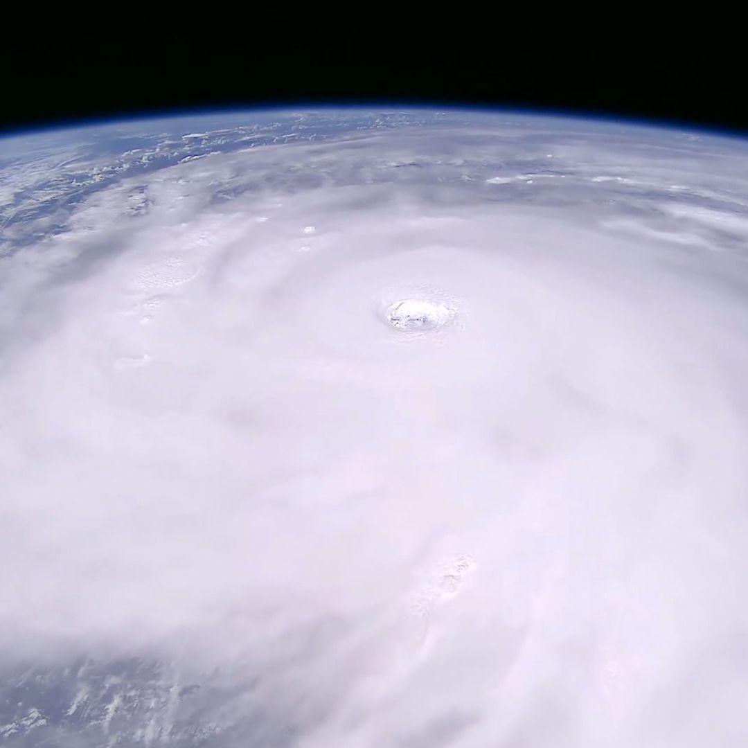 Así se ve el súper tifón Ragasa desde el espacio