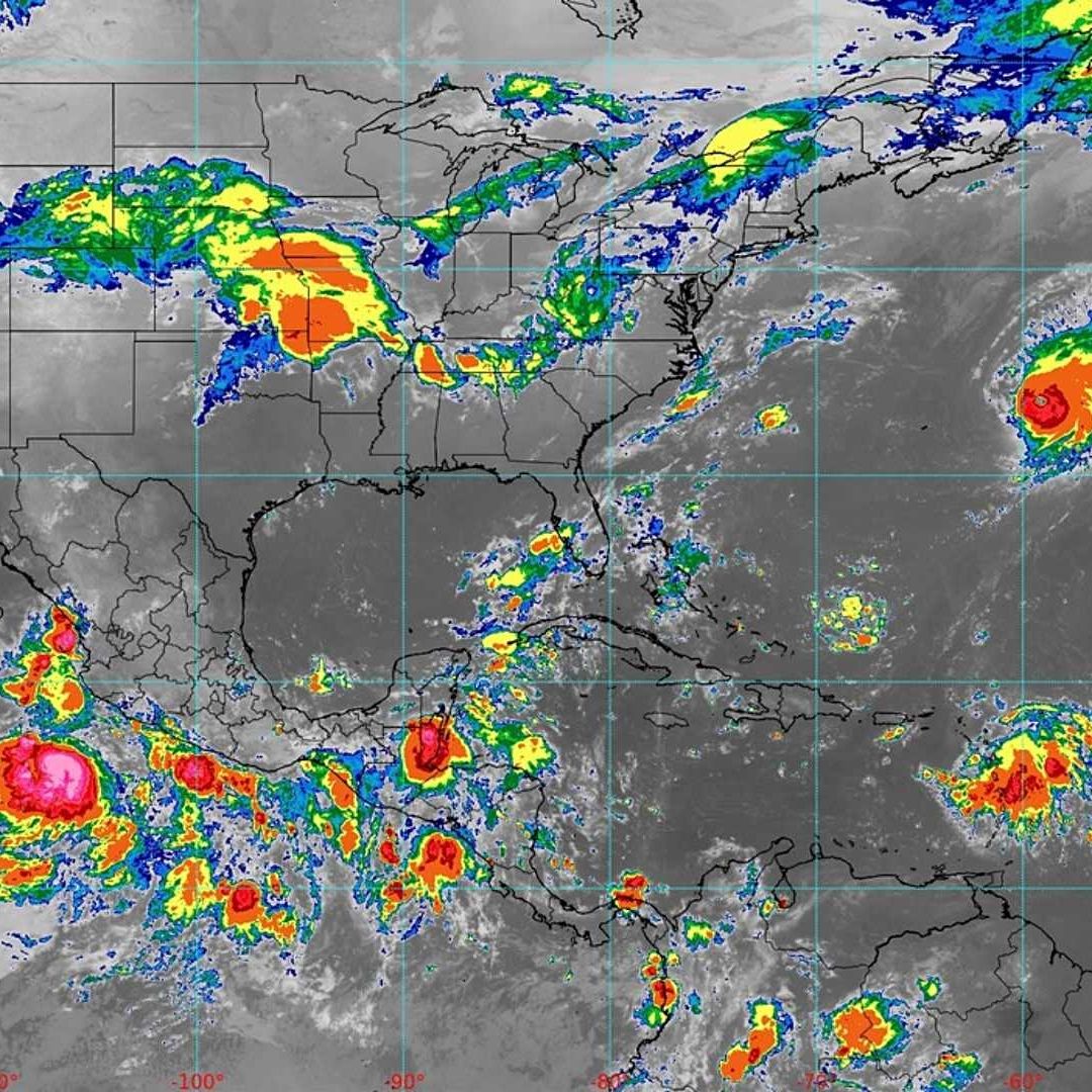 Fenómenos meteorológicos en vigilancia en el Atlántico.
