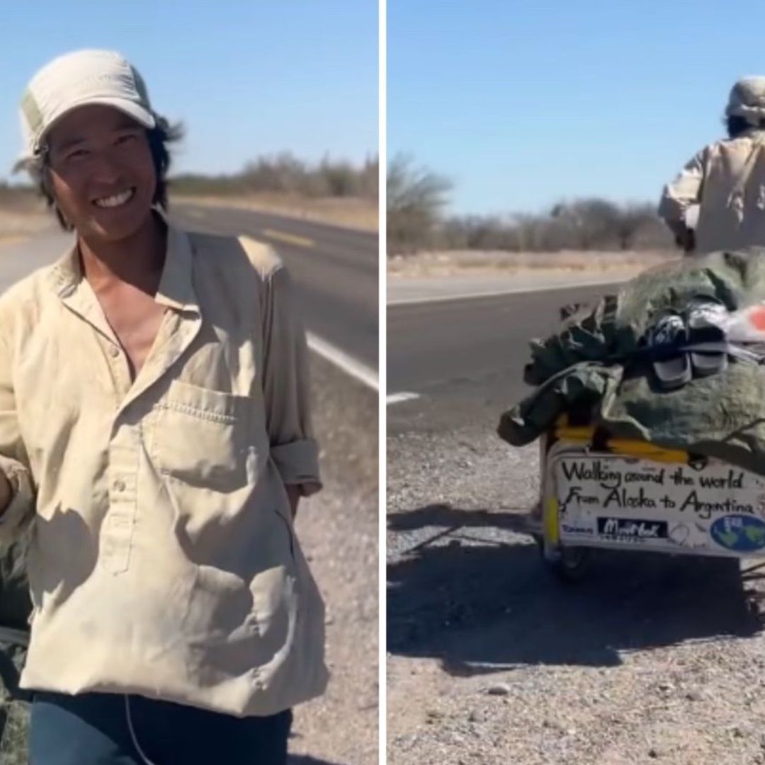 Joven Japonés Hace Recorrido a Pie Desde Alaska Hasta Argentina