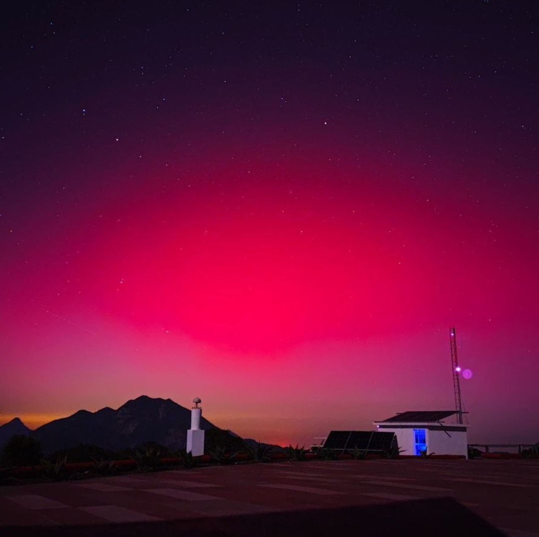 Sorprende Aurora Boreal a Habitantes en Nuevo León