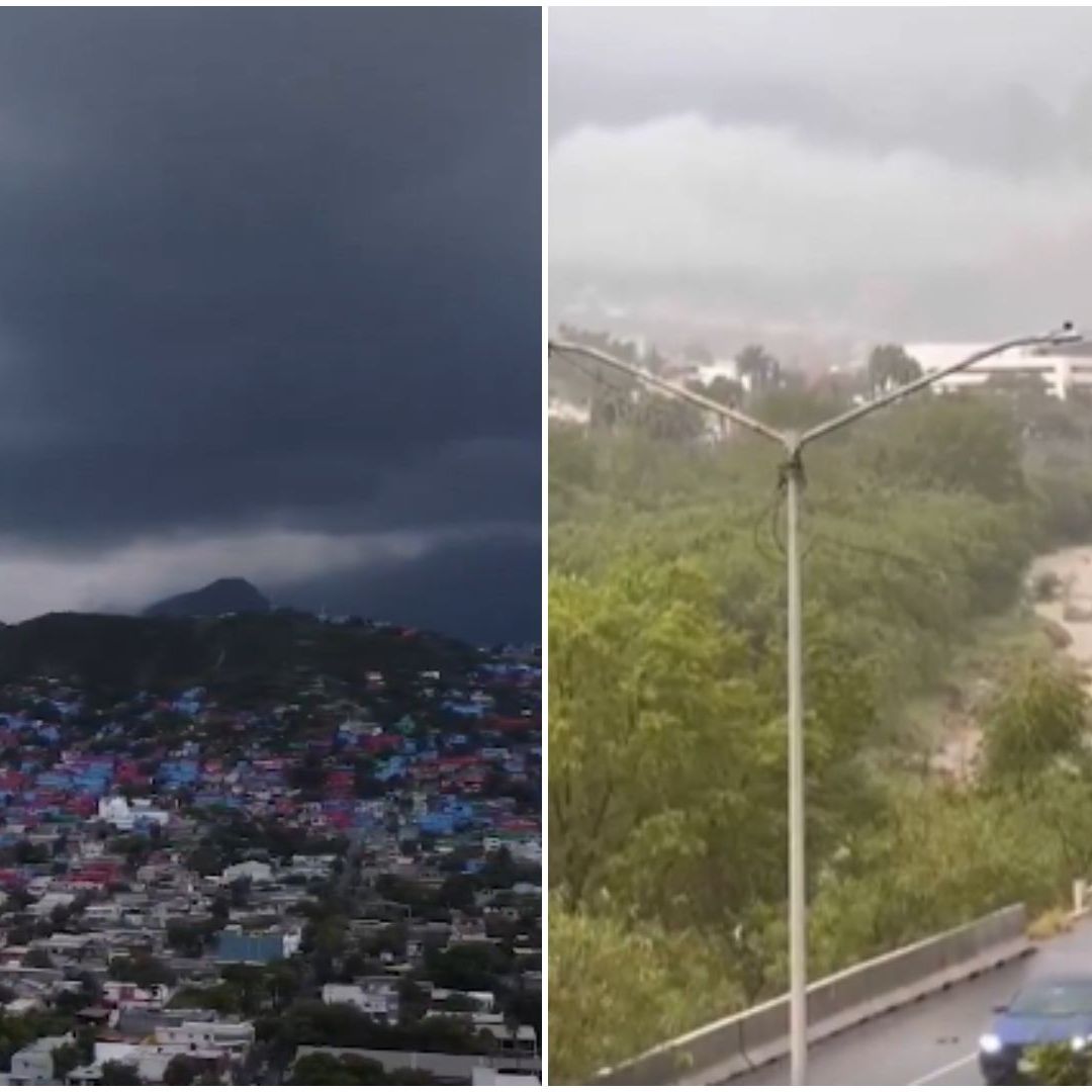 Las precipitaciones también ocasionaron el derrumbe de bardas.