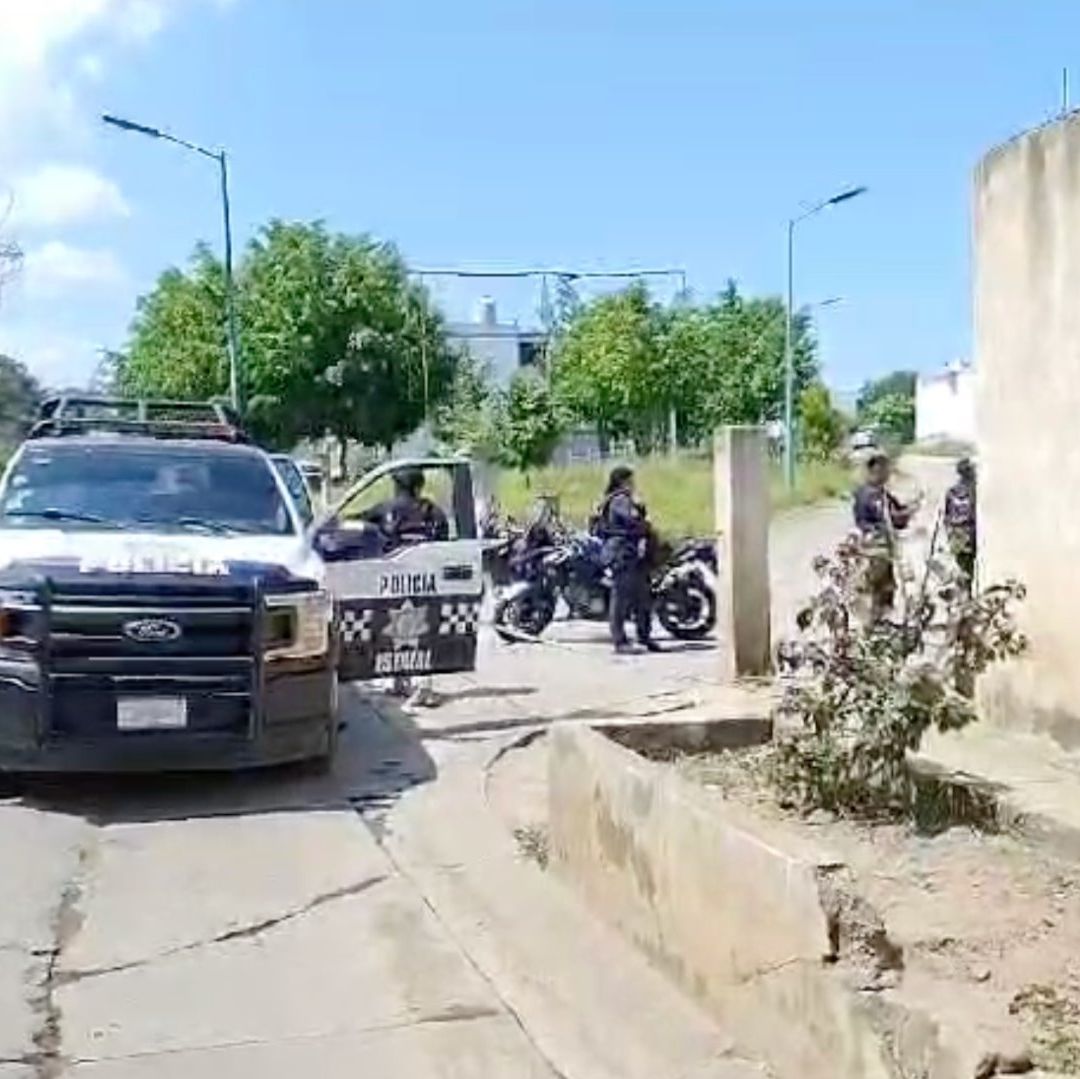 Tras el reporte y activación del código rojo las autoridades policiacas montaron un operativo en la zona.
